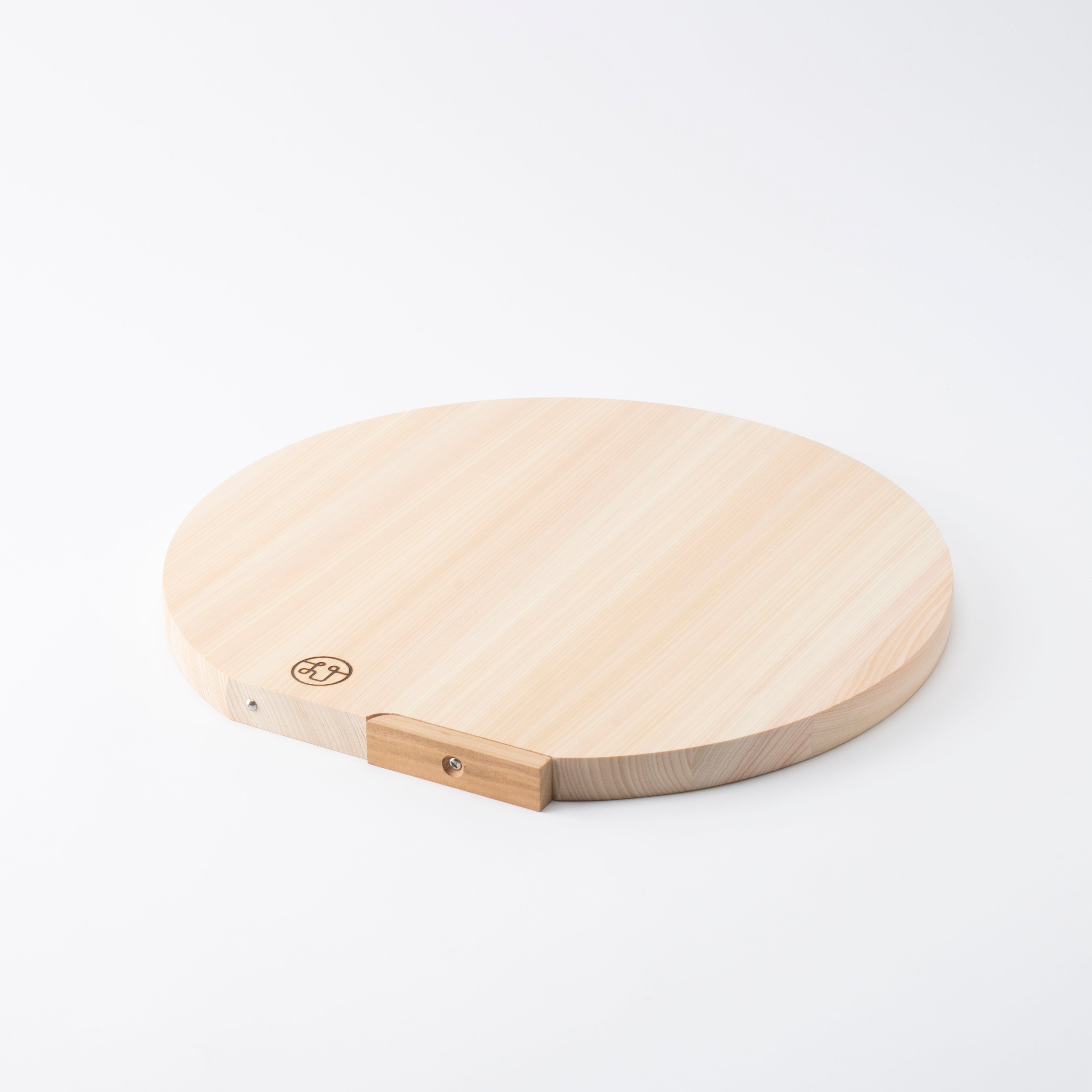 Tono Hinoki Round Cutting Board with Stand