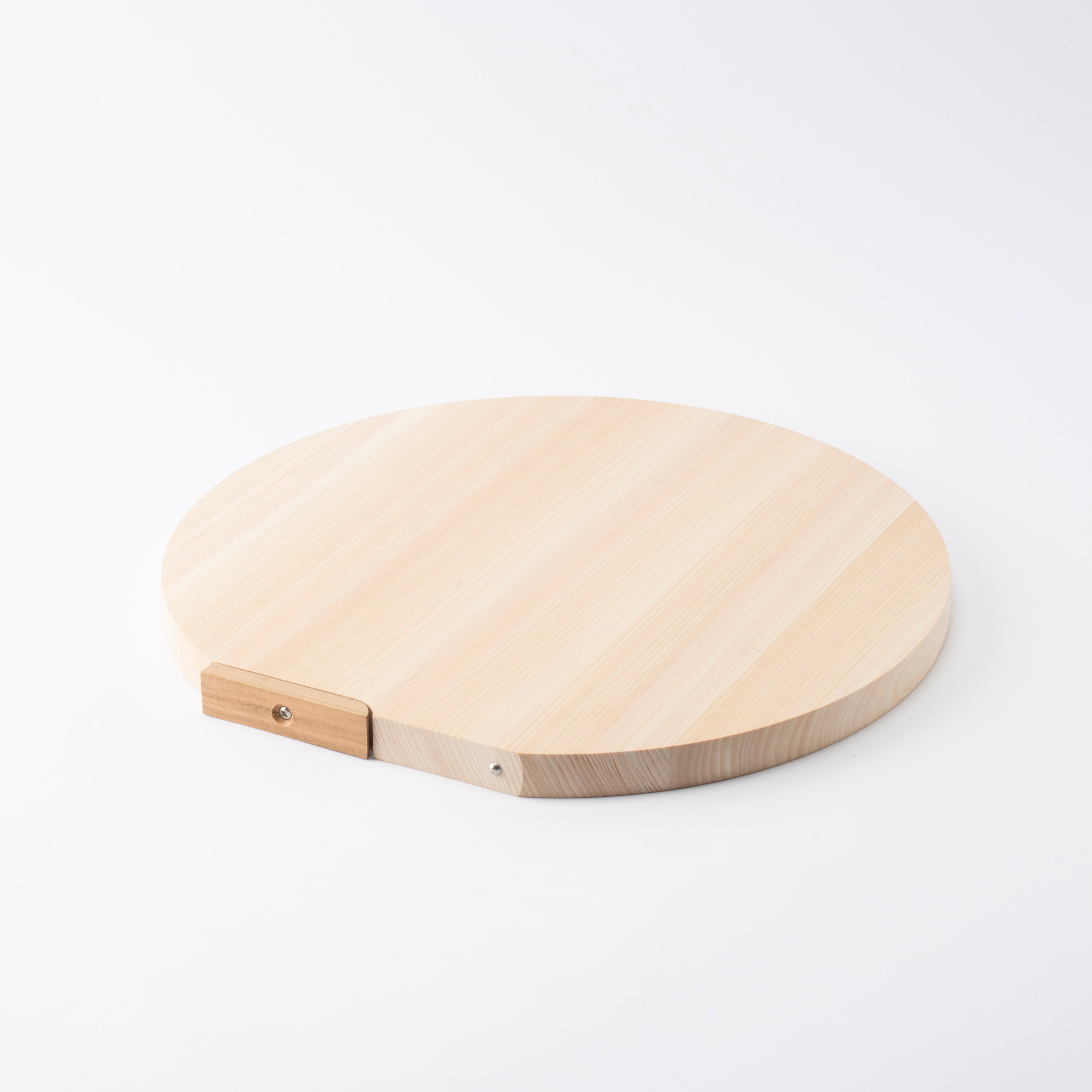 Tono Hinoki Round Cutting Board with Stand