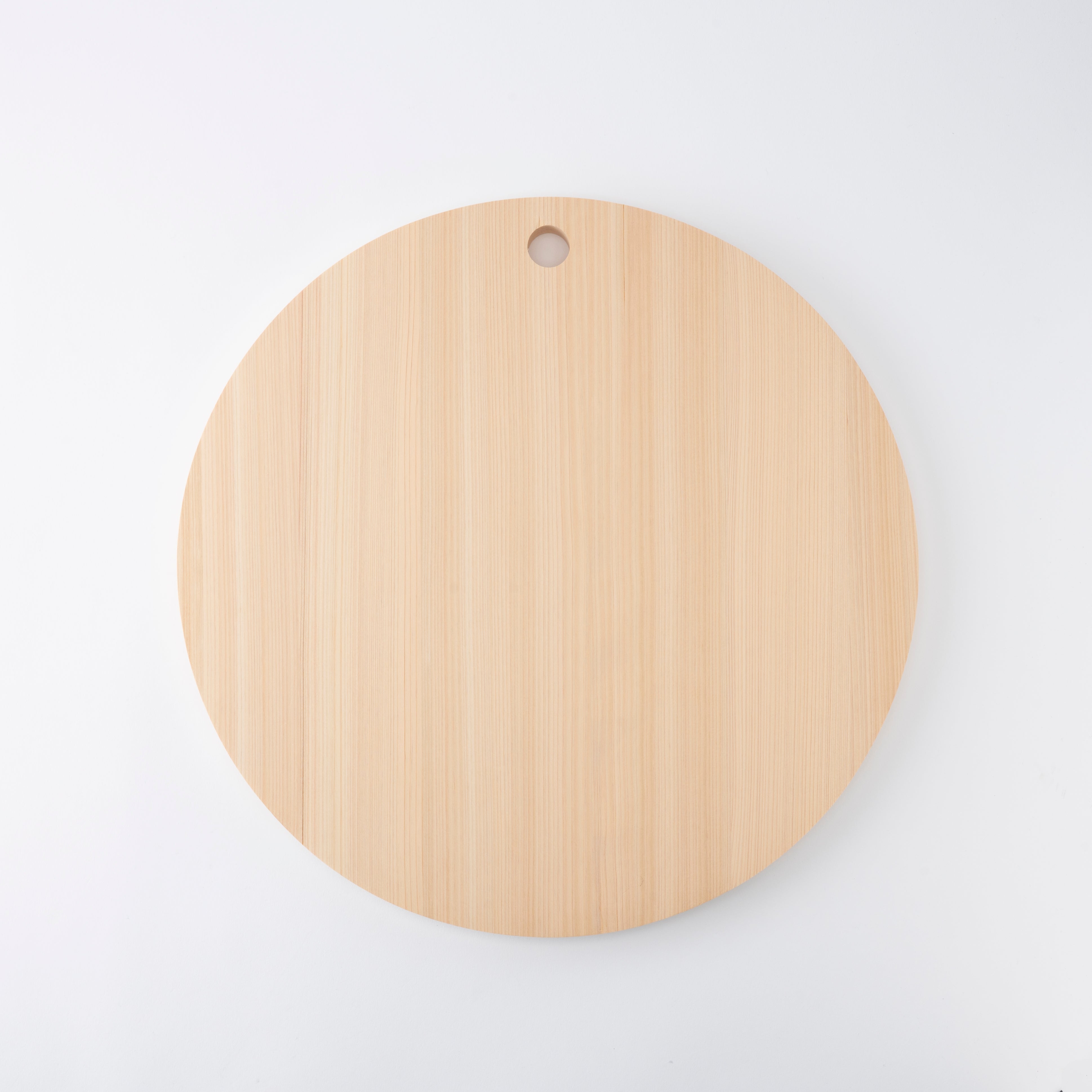 Tono Hinoki Round Cutting Board with Hole
