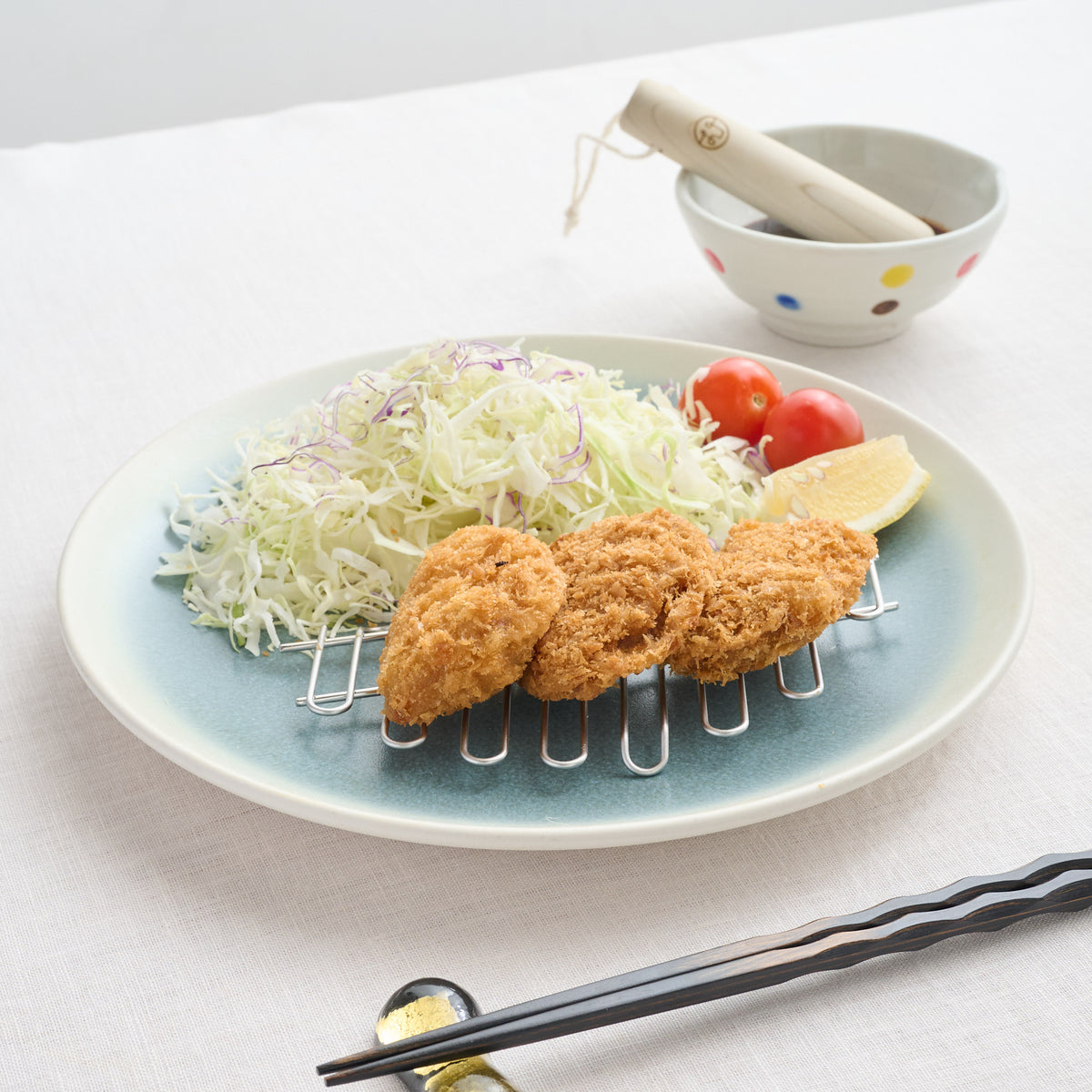 Rejilla para Tonkatsu de Media Luna