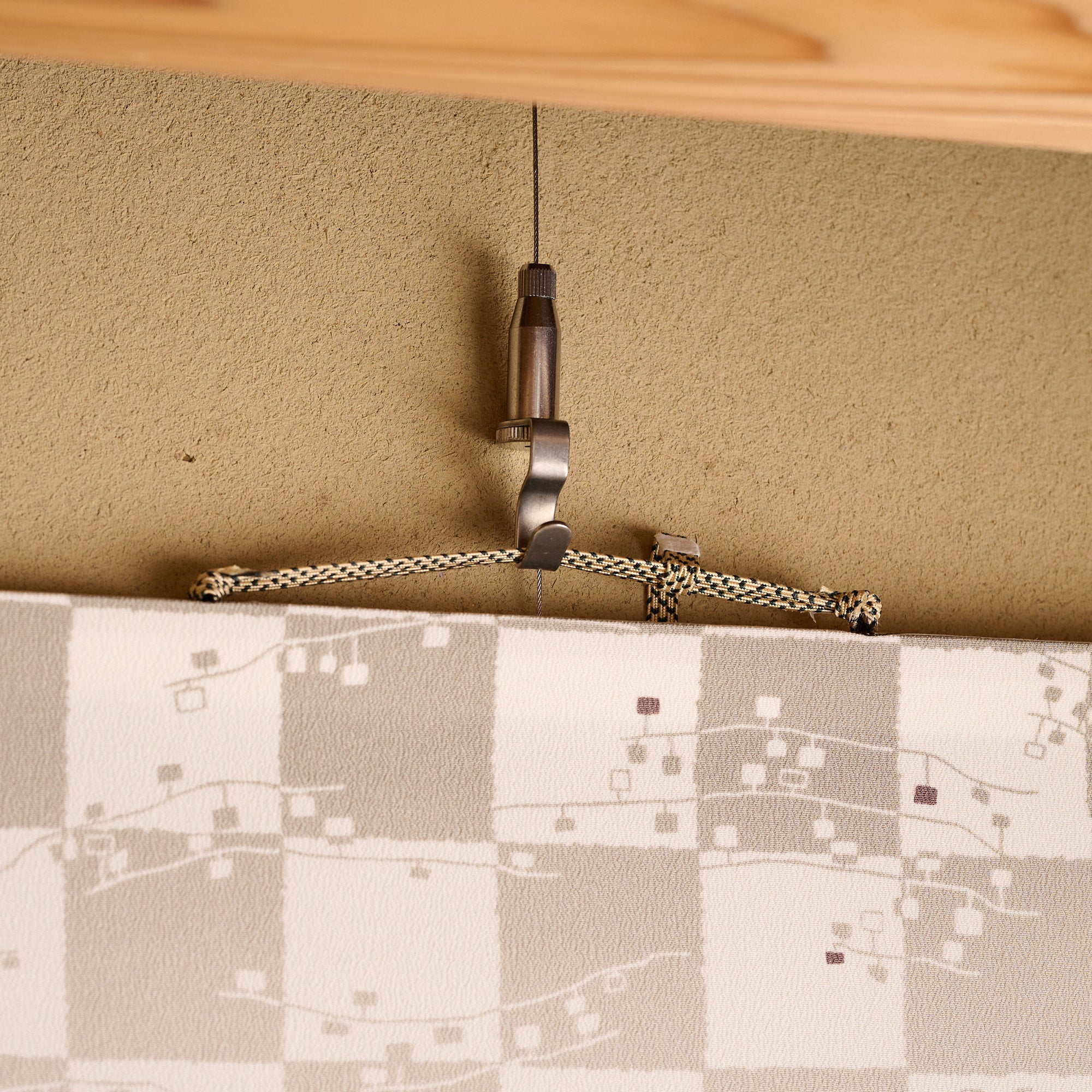 Cat and Trumpet Vine Kakejiku Hanging Scroll