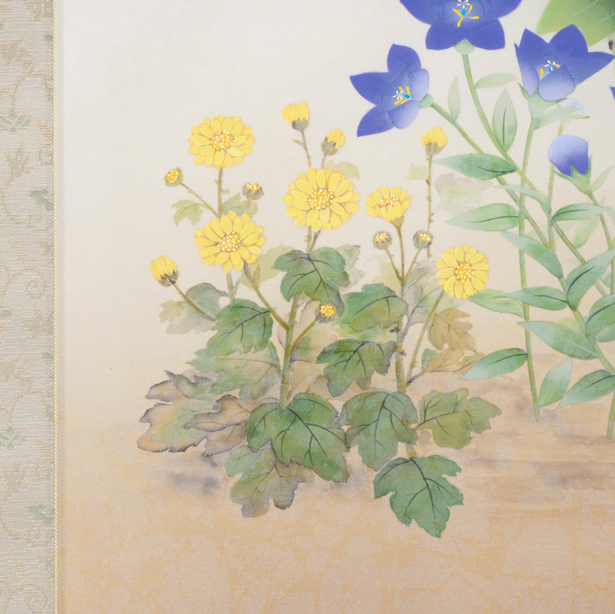Flowers of the Four Seasons Kakejiku Hanging Scroll