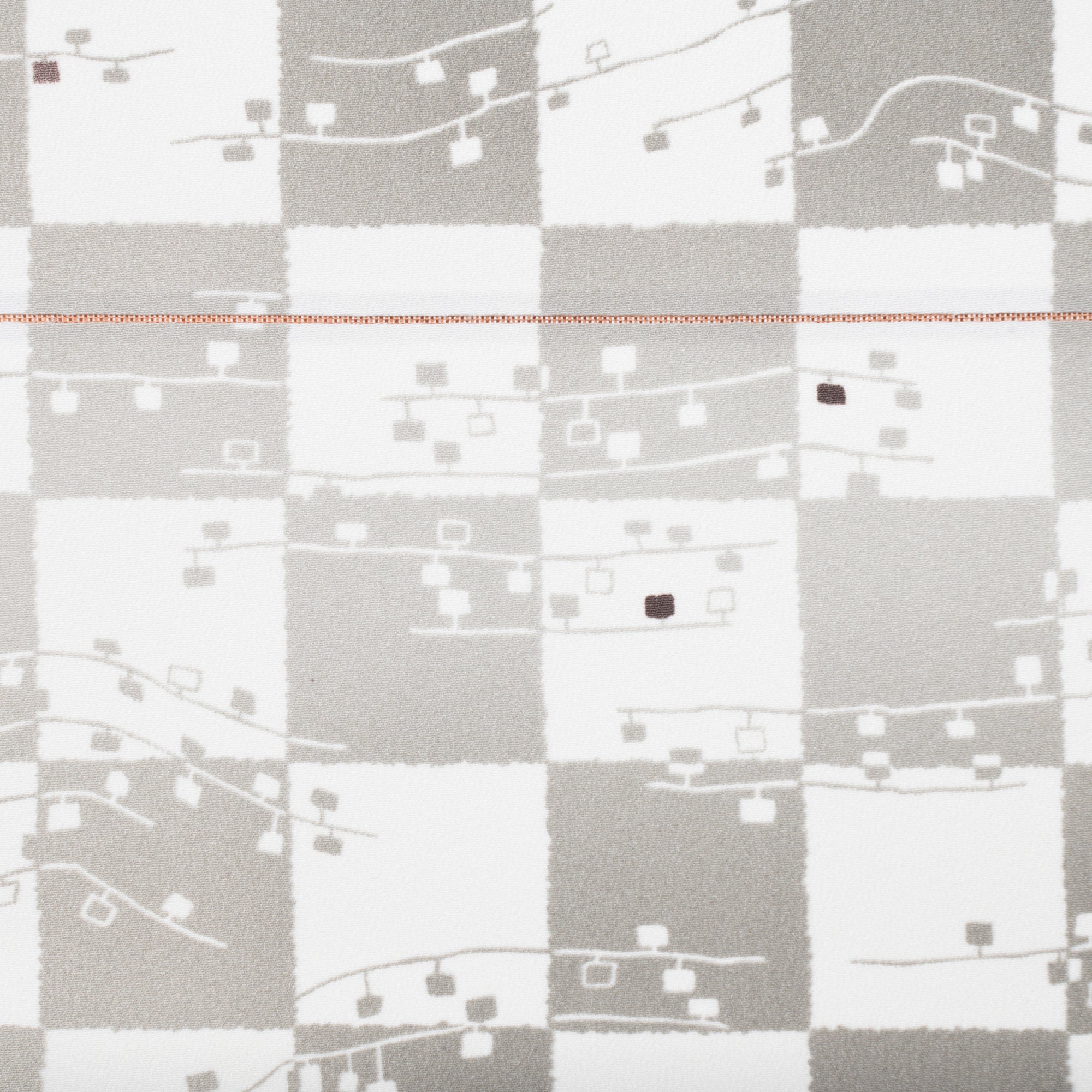 Cat and Trumpet Vine Kakejiku Hanging Scroll