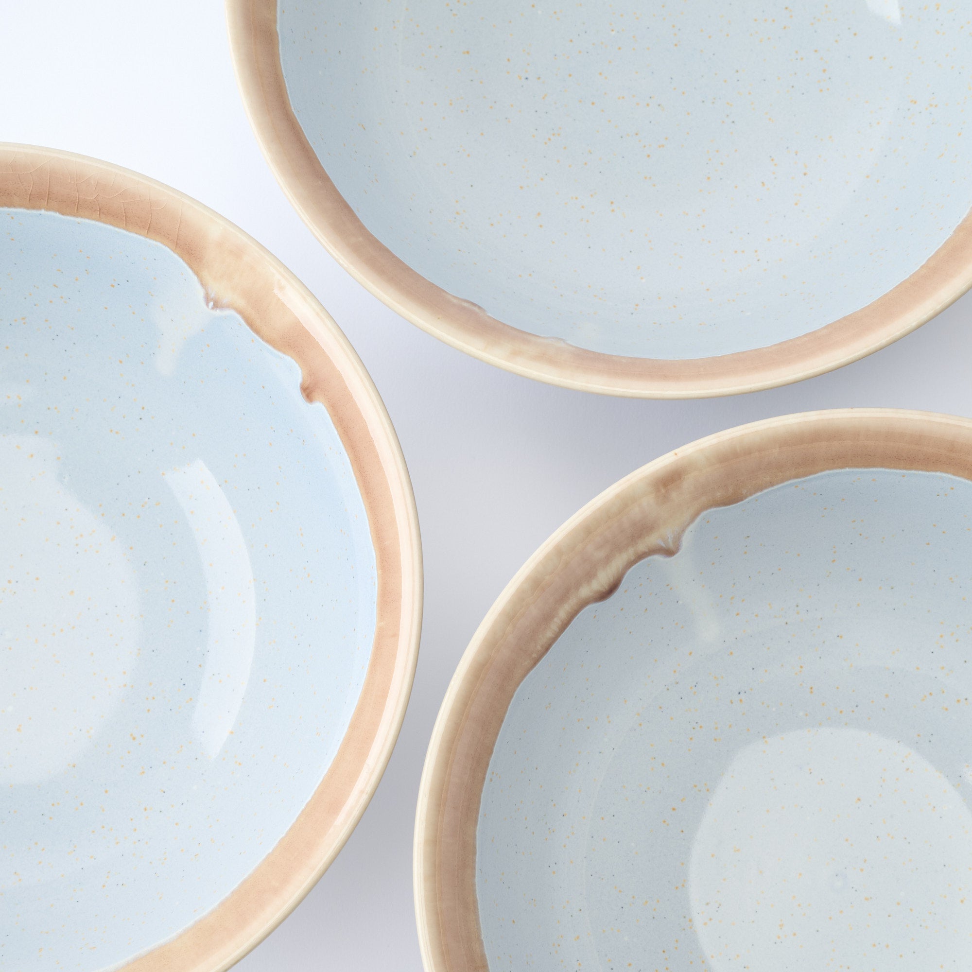 Earth-Rim Speckled Gray Ramen Bowl 8.9 IN