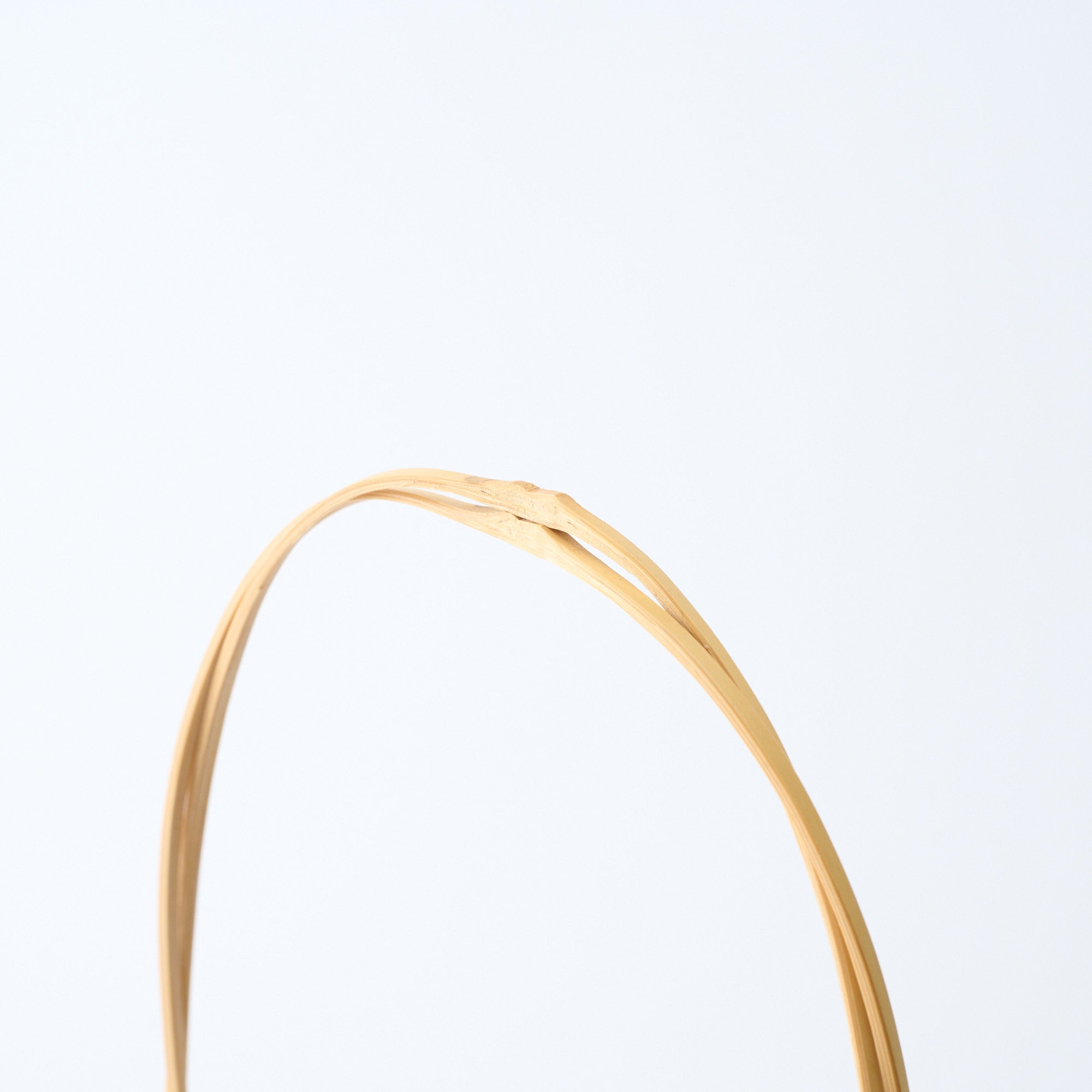 Oval Basketry Japanese Flower Vase