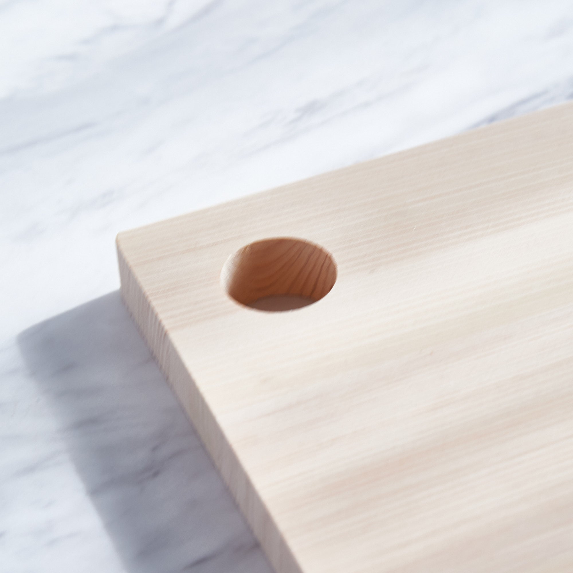 Tono Hinoki Rectangular Cutting Board with Hole