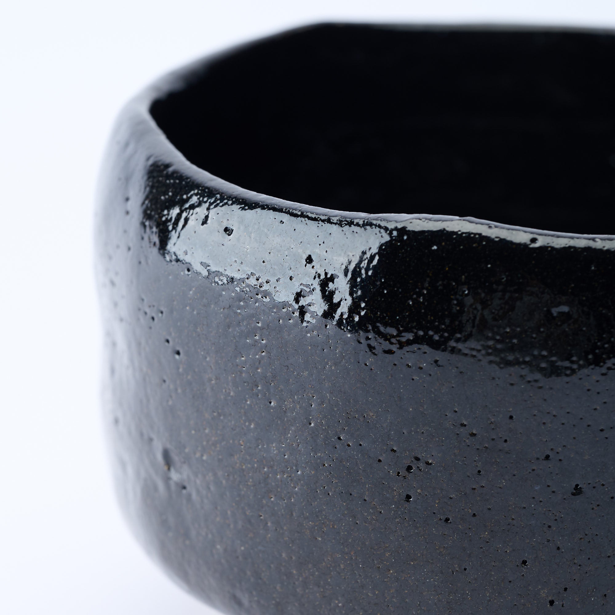 Black Raku Matcha Bowl