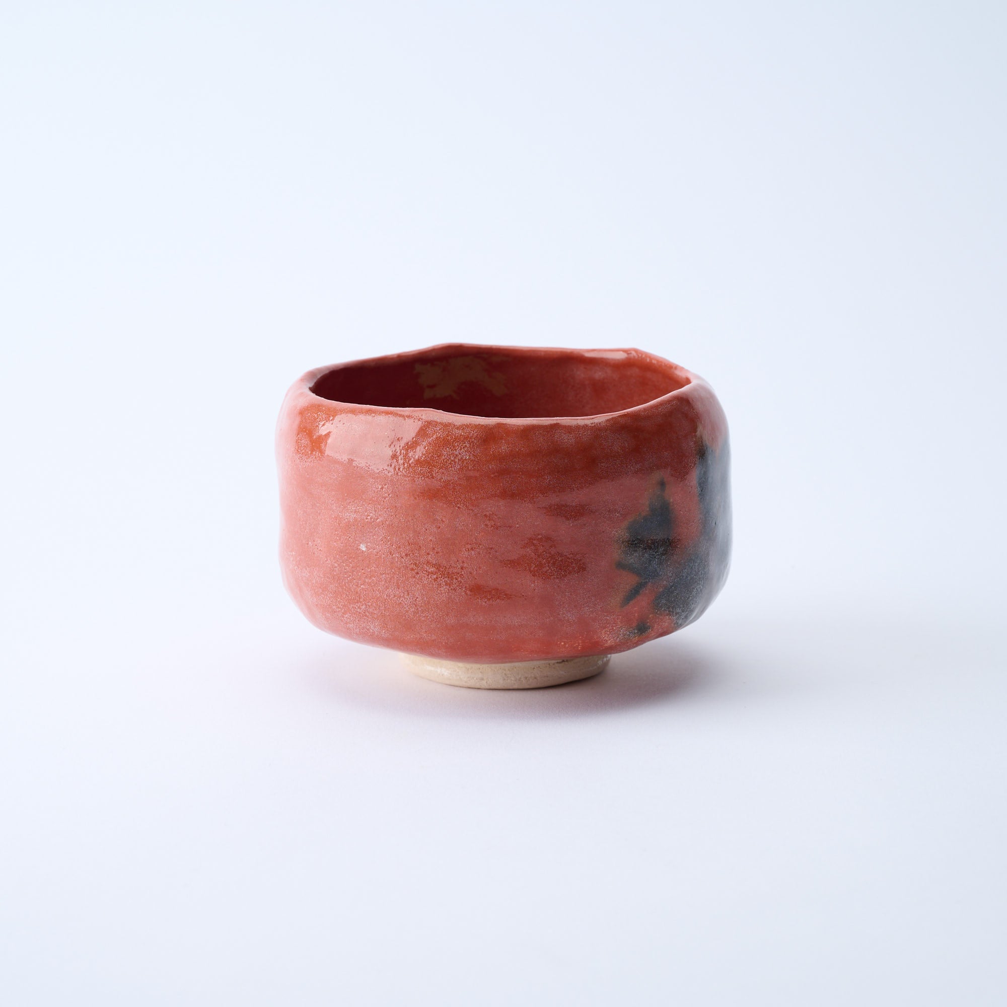 Red Raku Matcha Bowl
