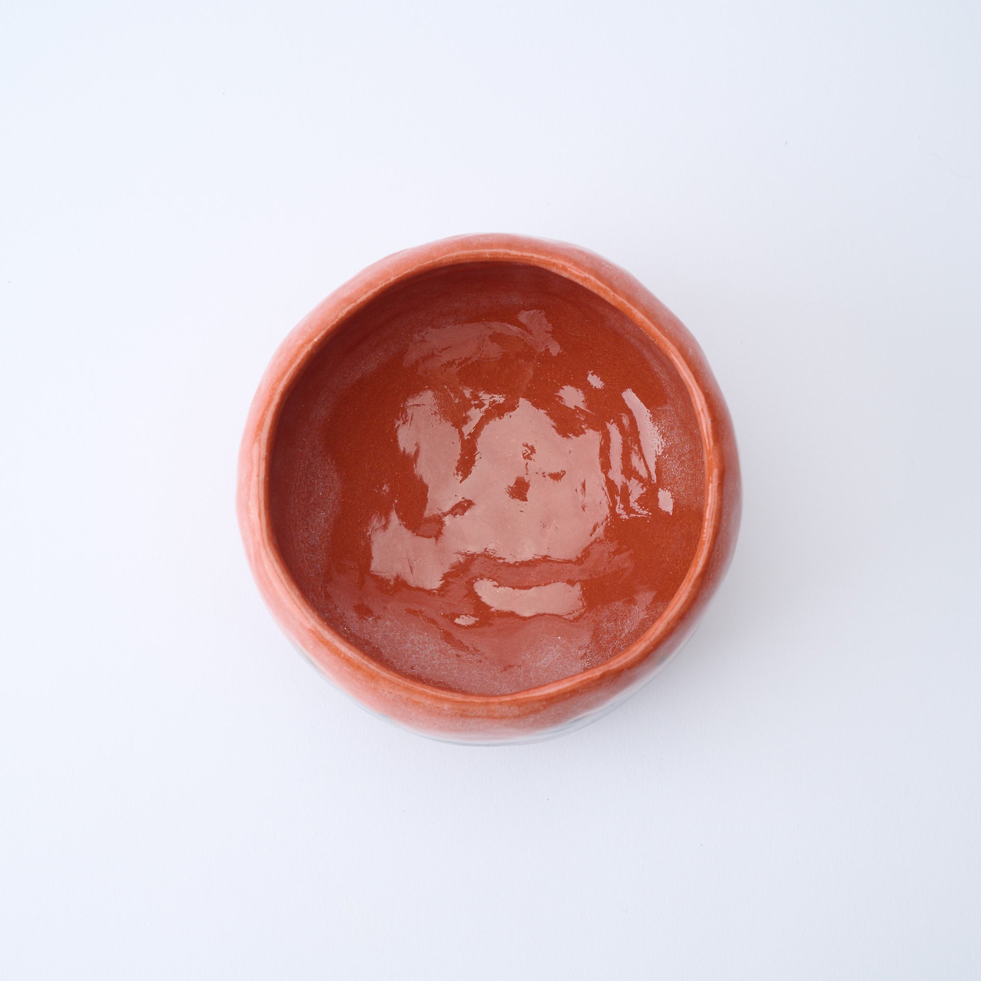 Red Raku Matcha Bowl