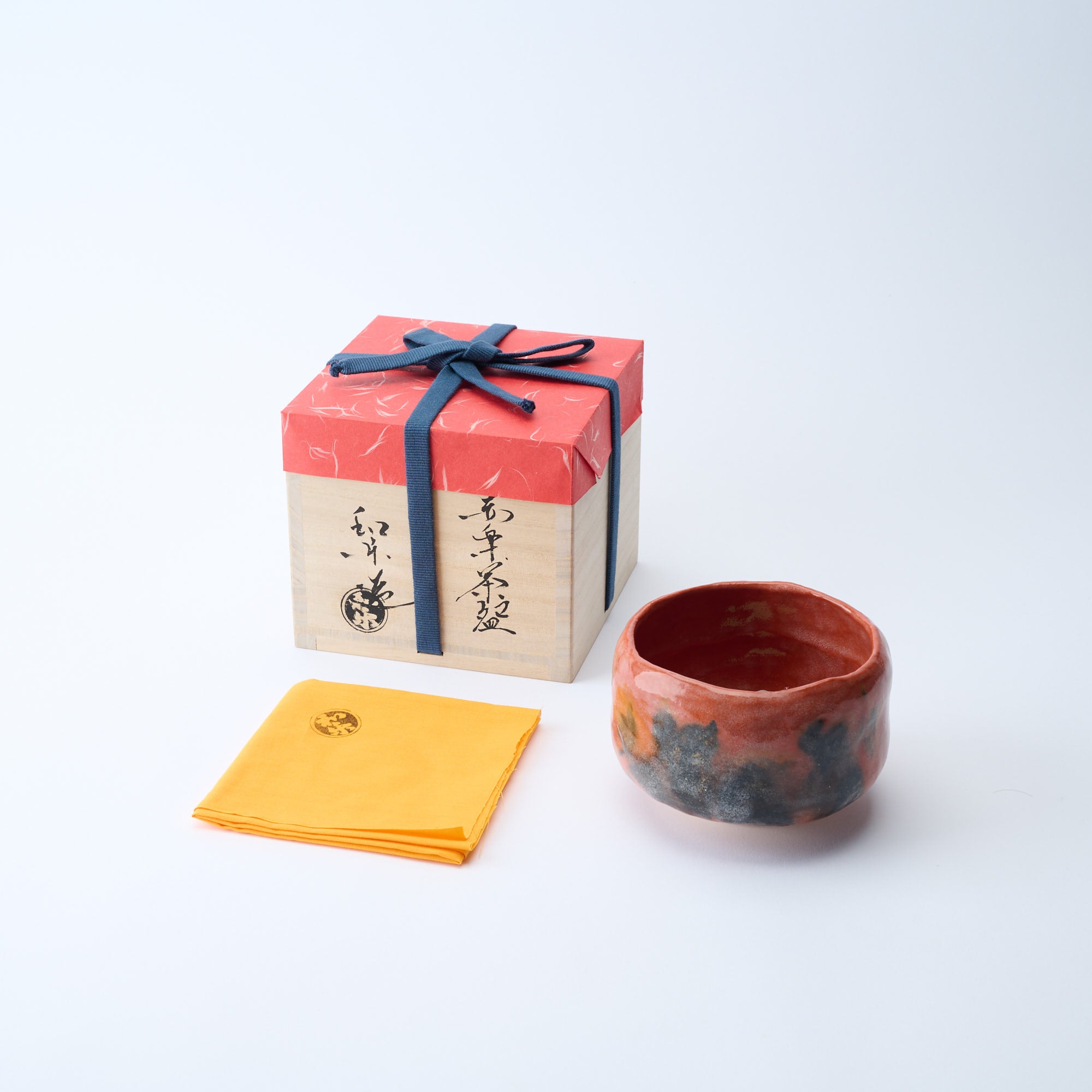 Red Raku Matcha Bowl