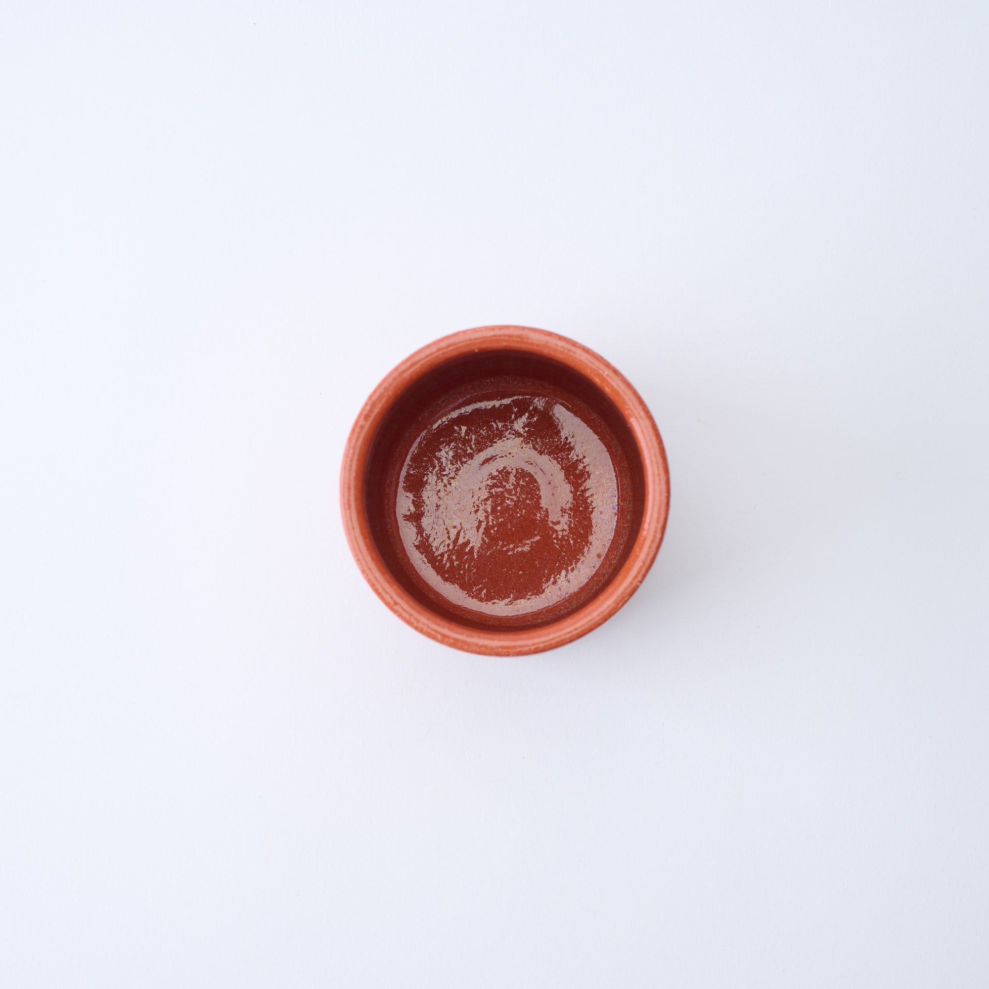 Red Raku Yunomi Japanese Teacup