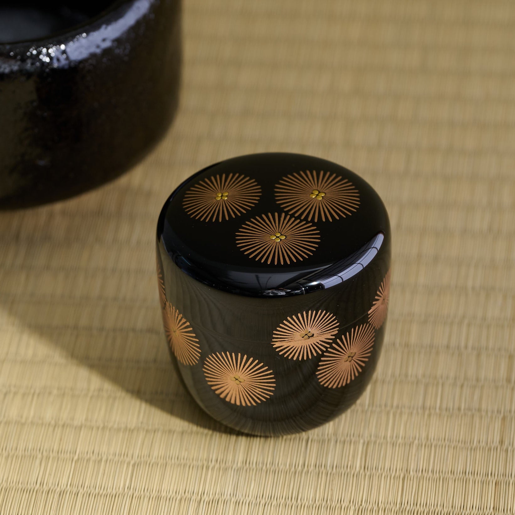 Golden Larch Tree Chu-Natsume Matcha Container