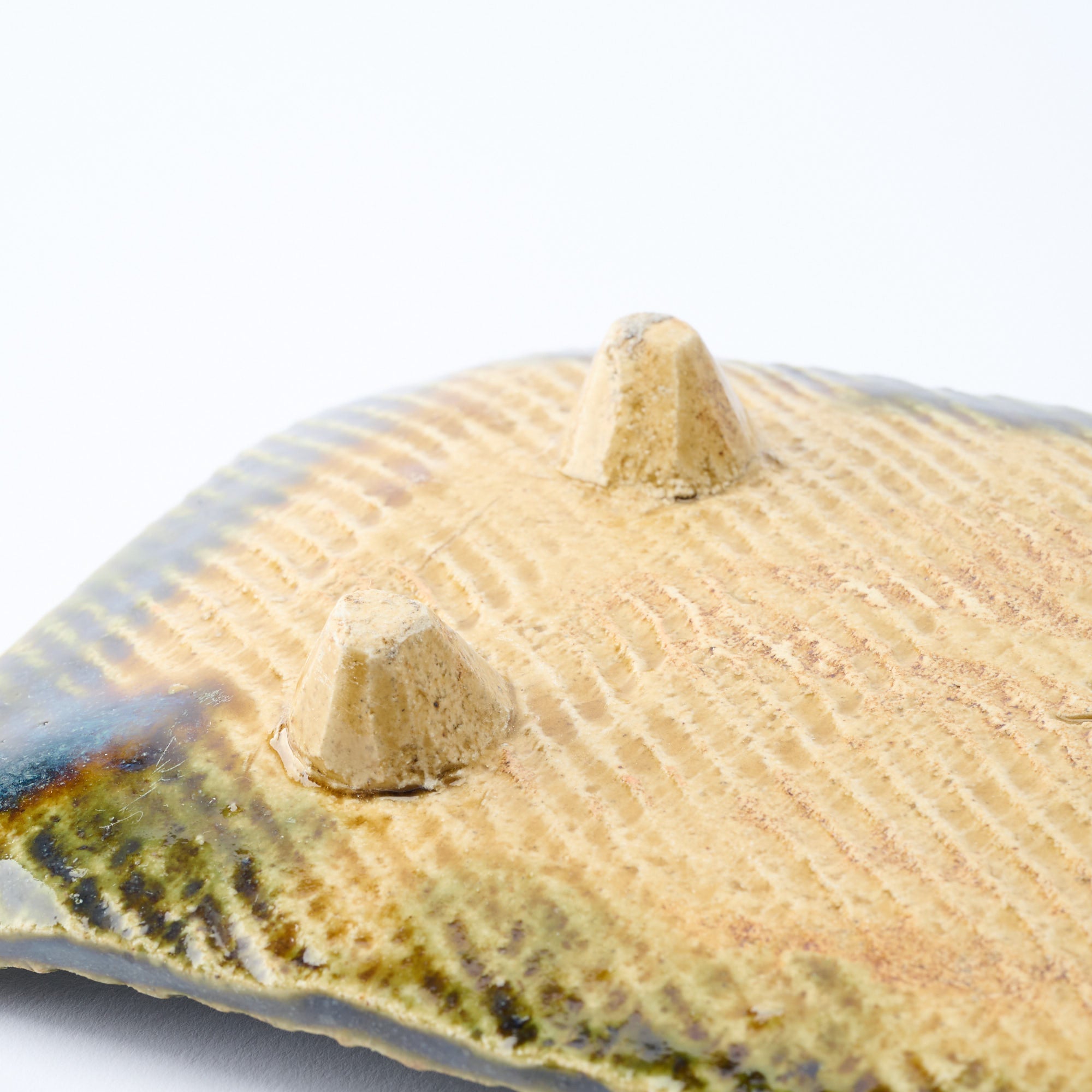 Oribe Footed Rectangular Dinner Plate