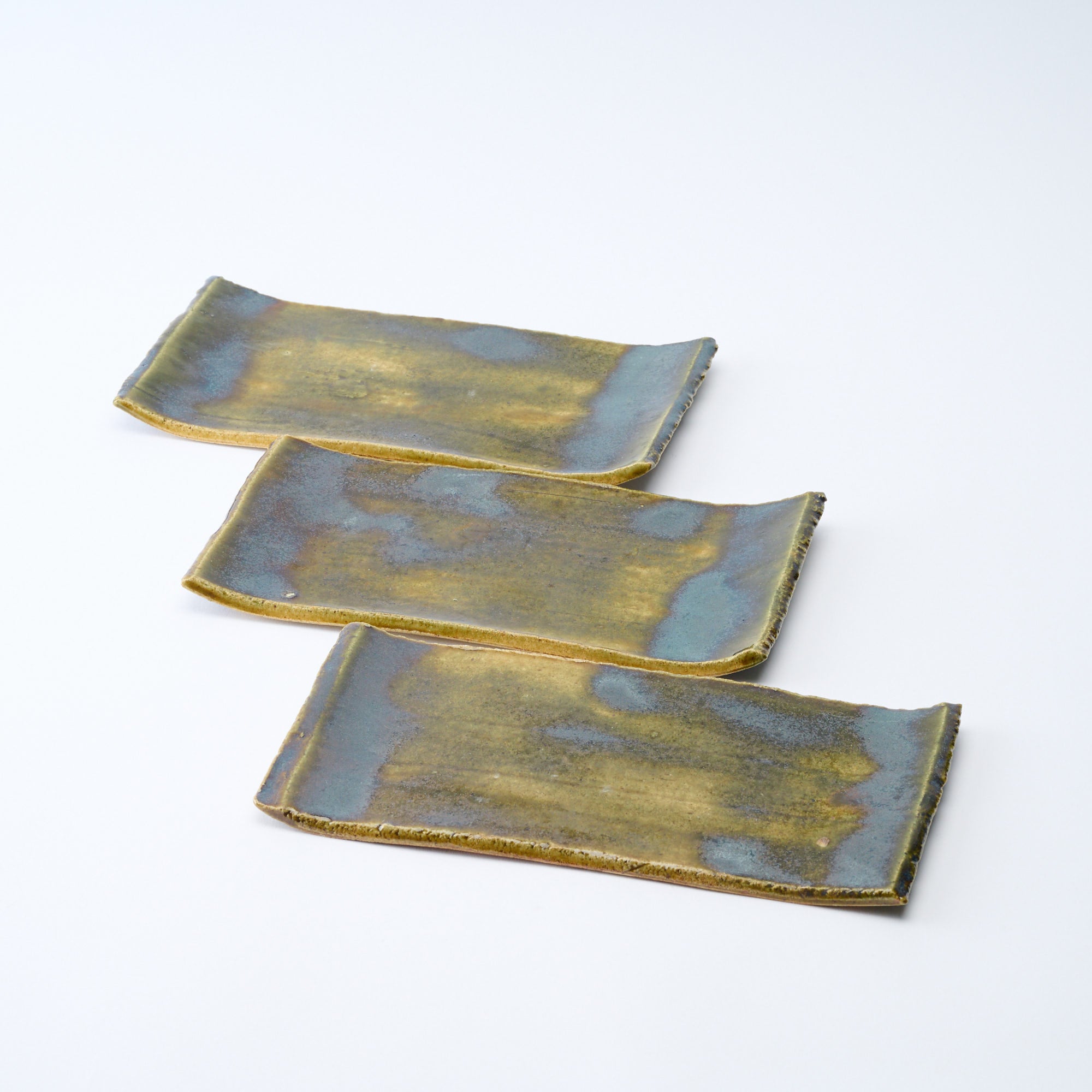 Oribe Flat Rectangular Dinner Plate