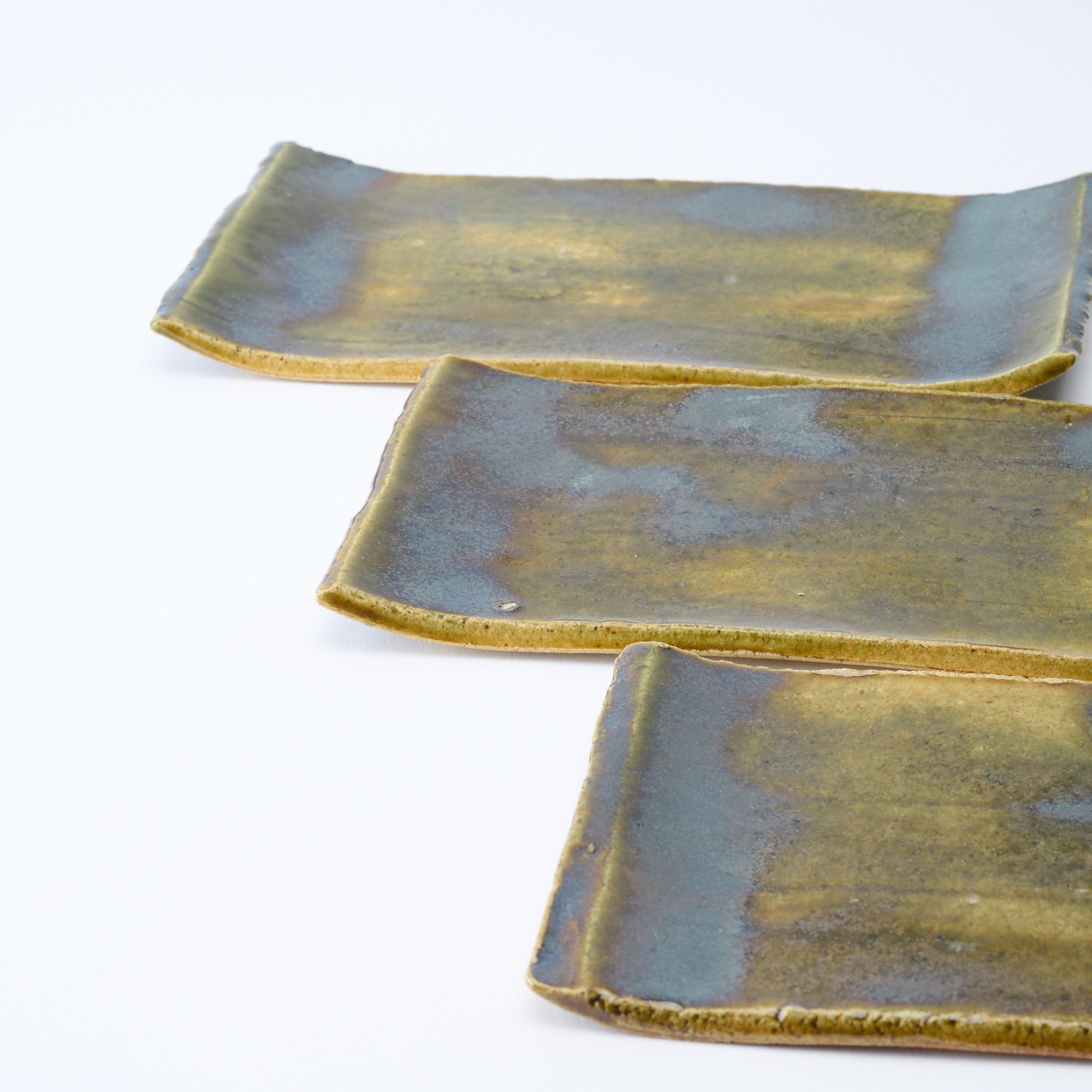 Oribe Flat Rectangular Dinner Plate