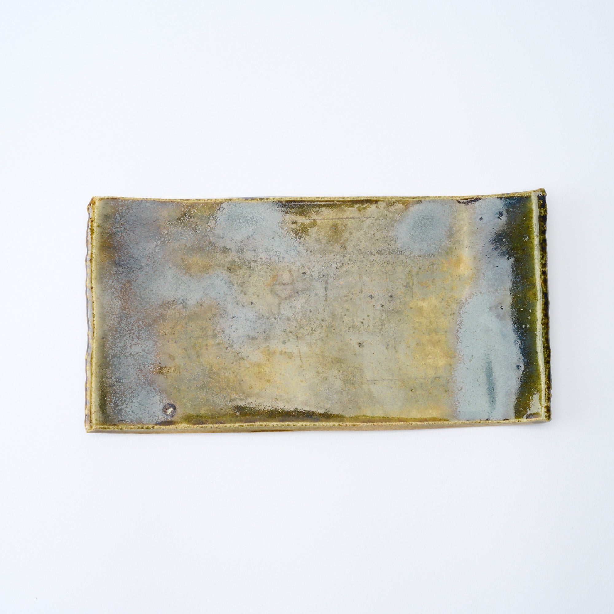 Oribe Flat Rectangular Dinner Plate