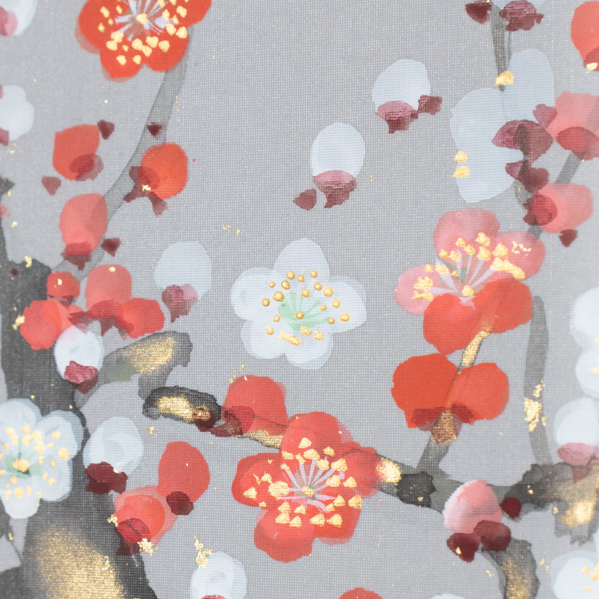 Plum Blossoms Under the Moon Kakejiku Hanging Scroll