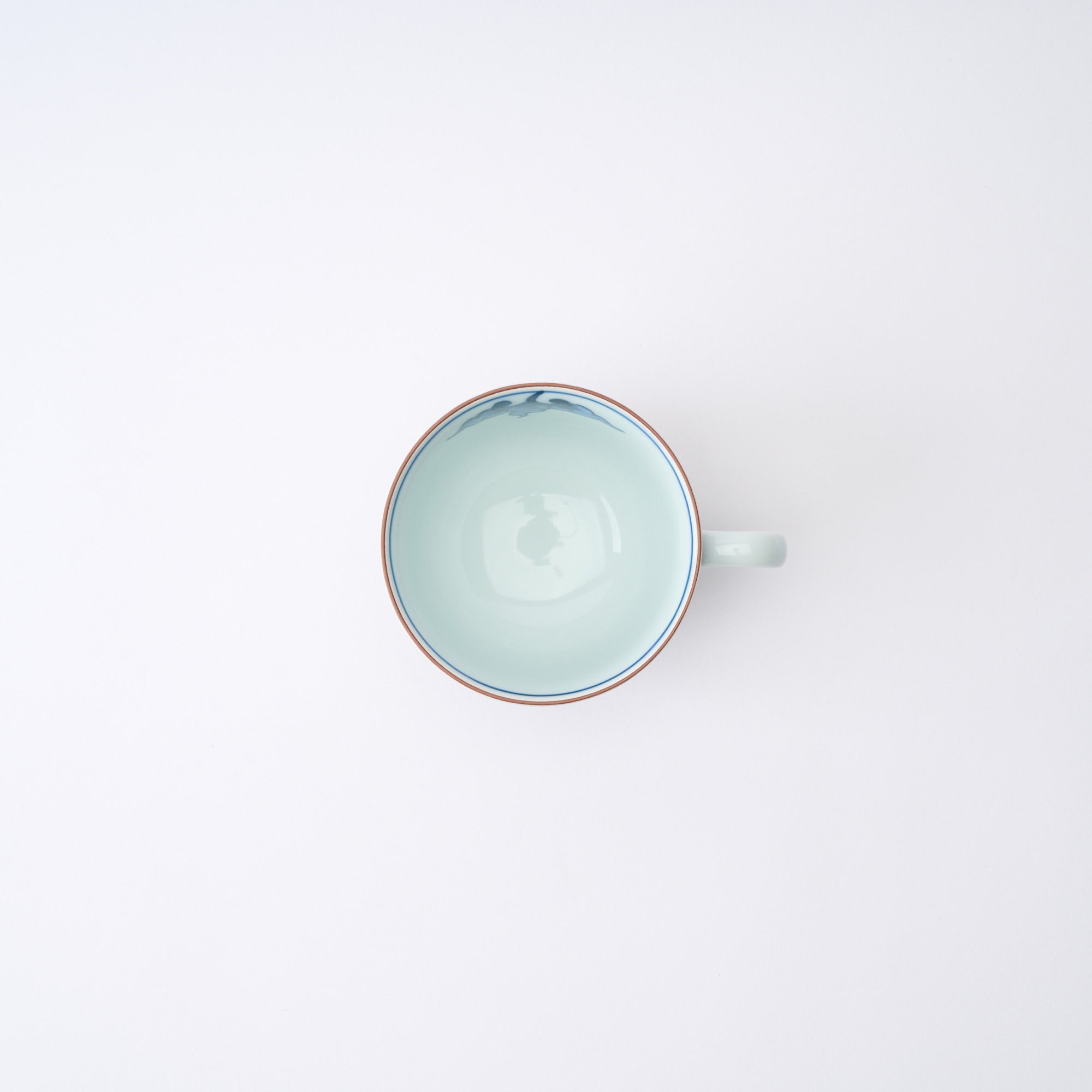 Deep Cobalt Knotted Arabesque Cup and Saucer