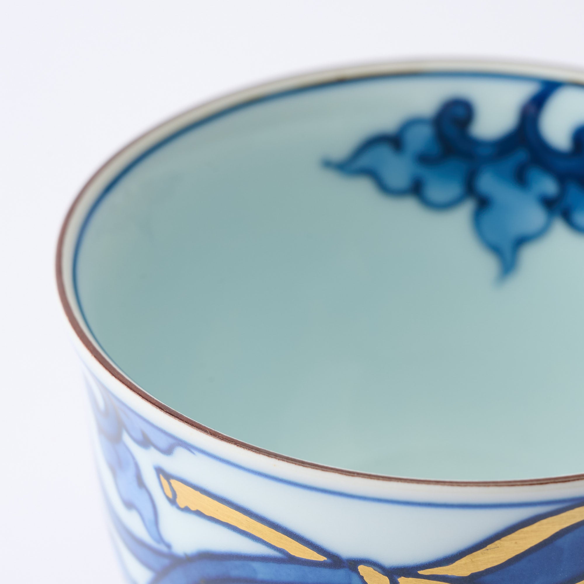 Blue Knotted Arabesque Cup and Saucer