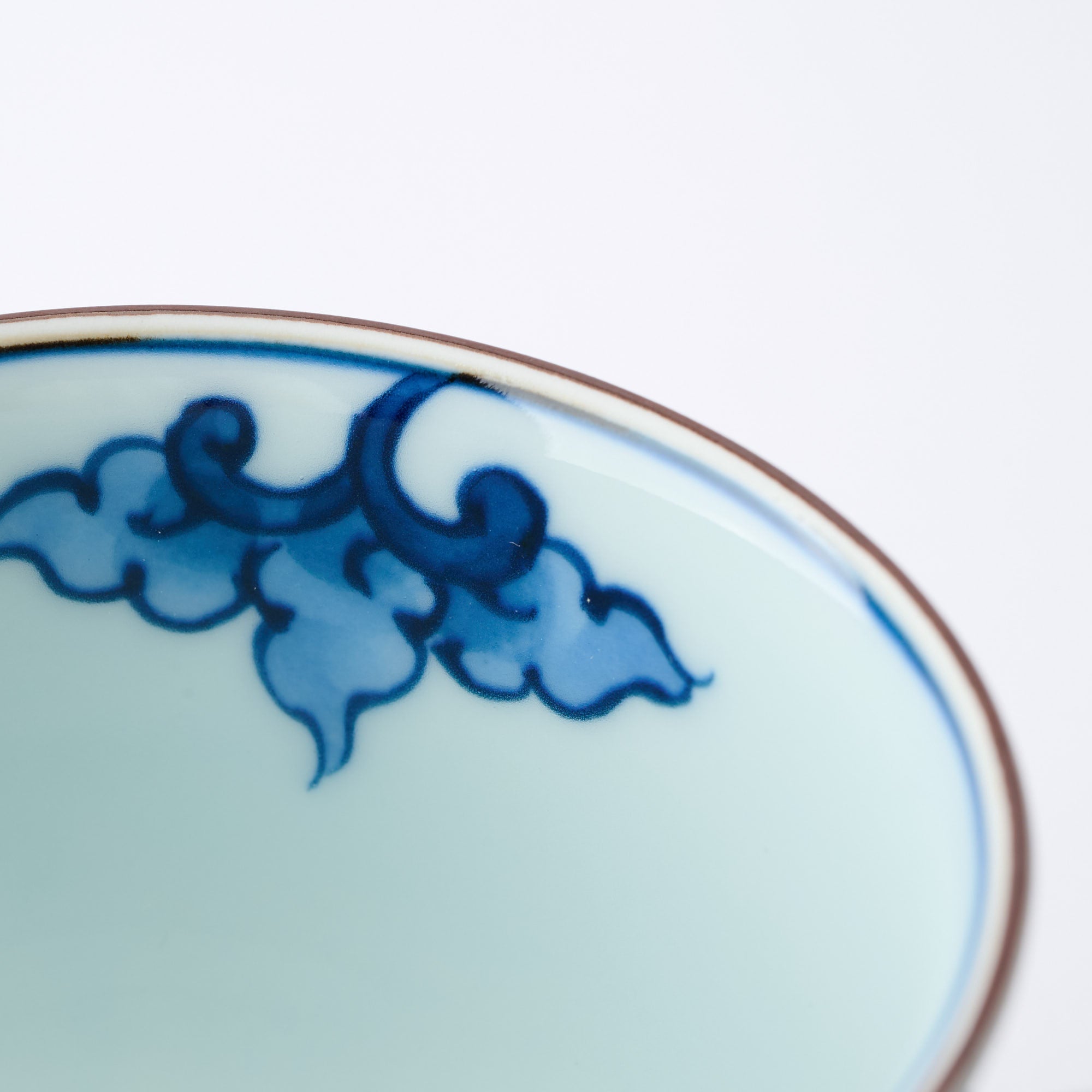 Blue Knotted Arabesque Cup and Saucer
