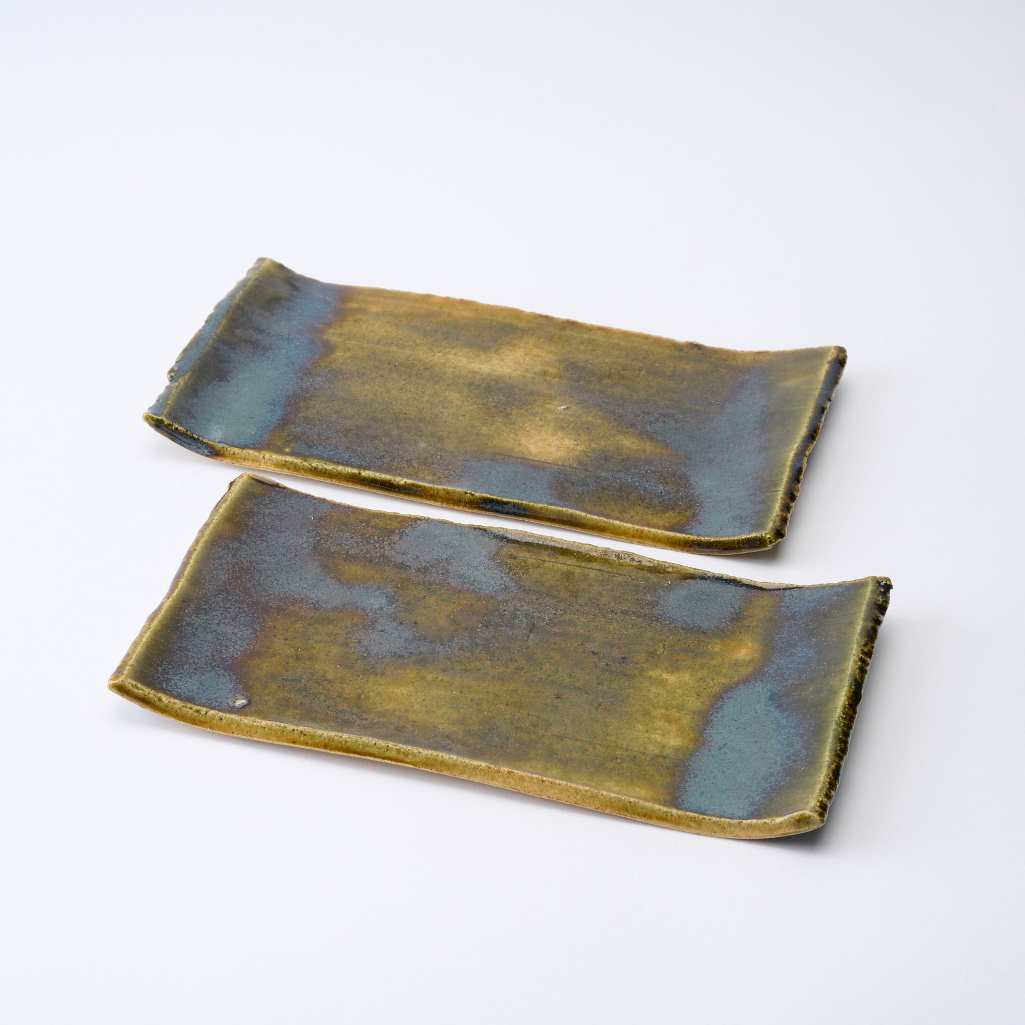 Oribe Flat Rectangular Dinner Plate