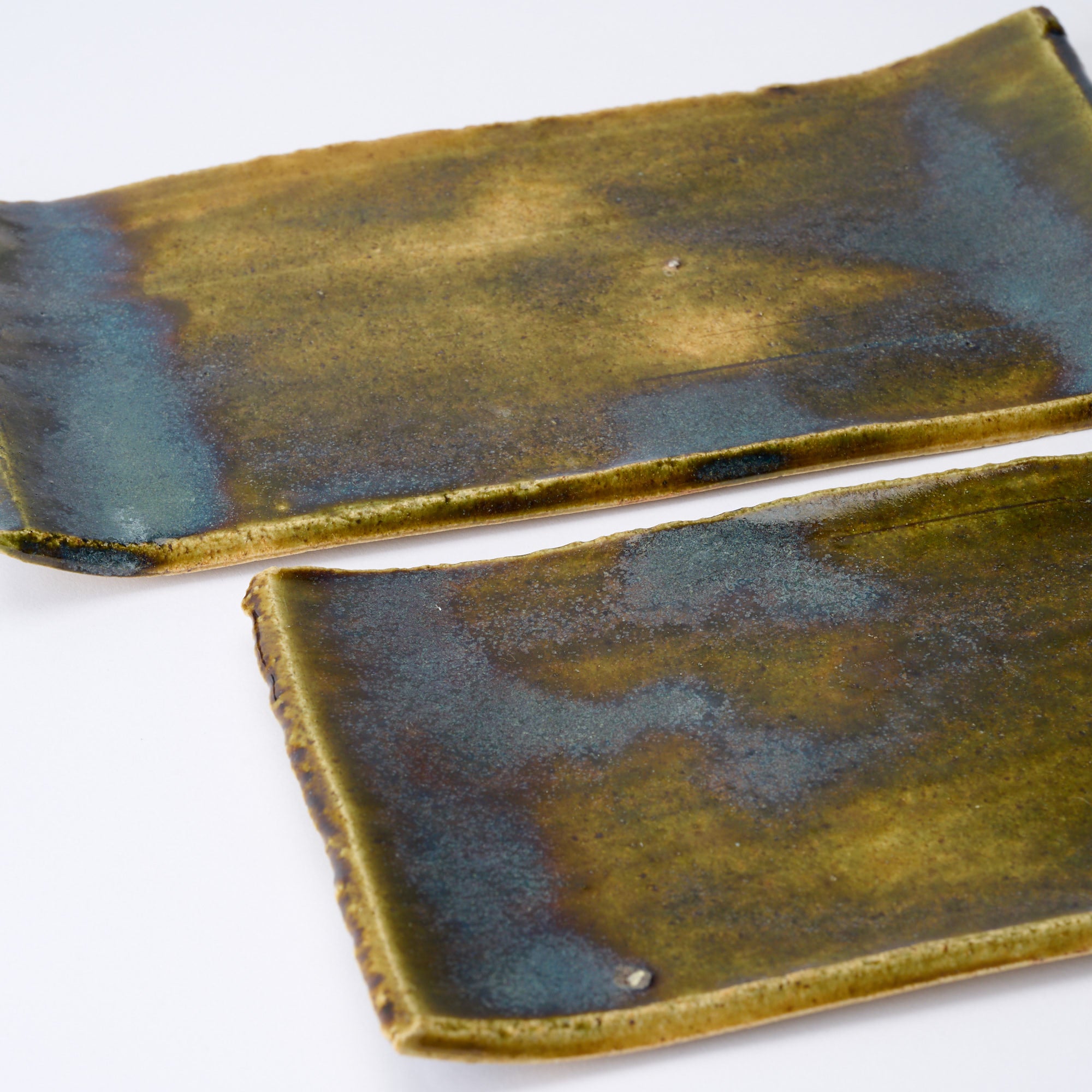 Oribe Flat Rectangular Dinner Plate