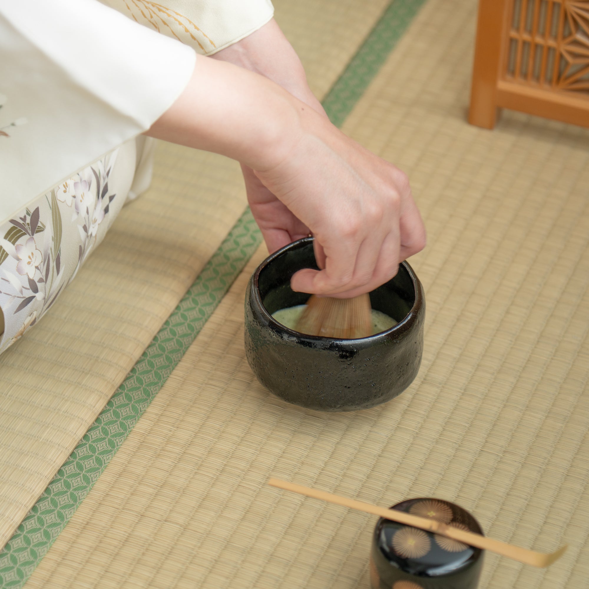 Black Raku Matcha Bowl