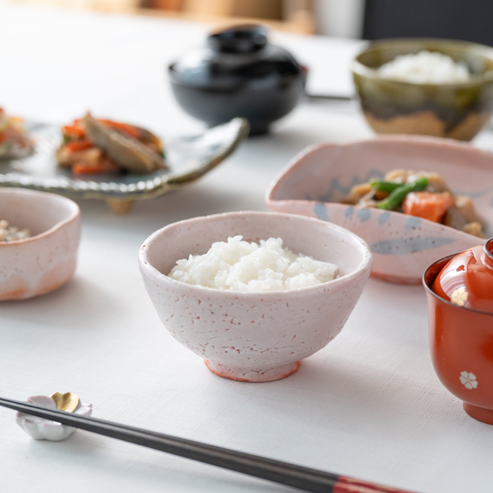 Shino Blush Rice Bowl