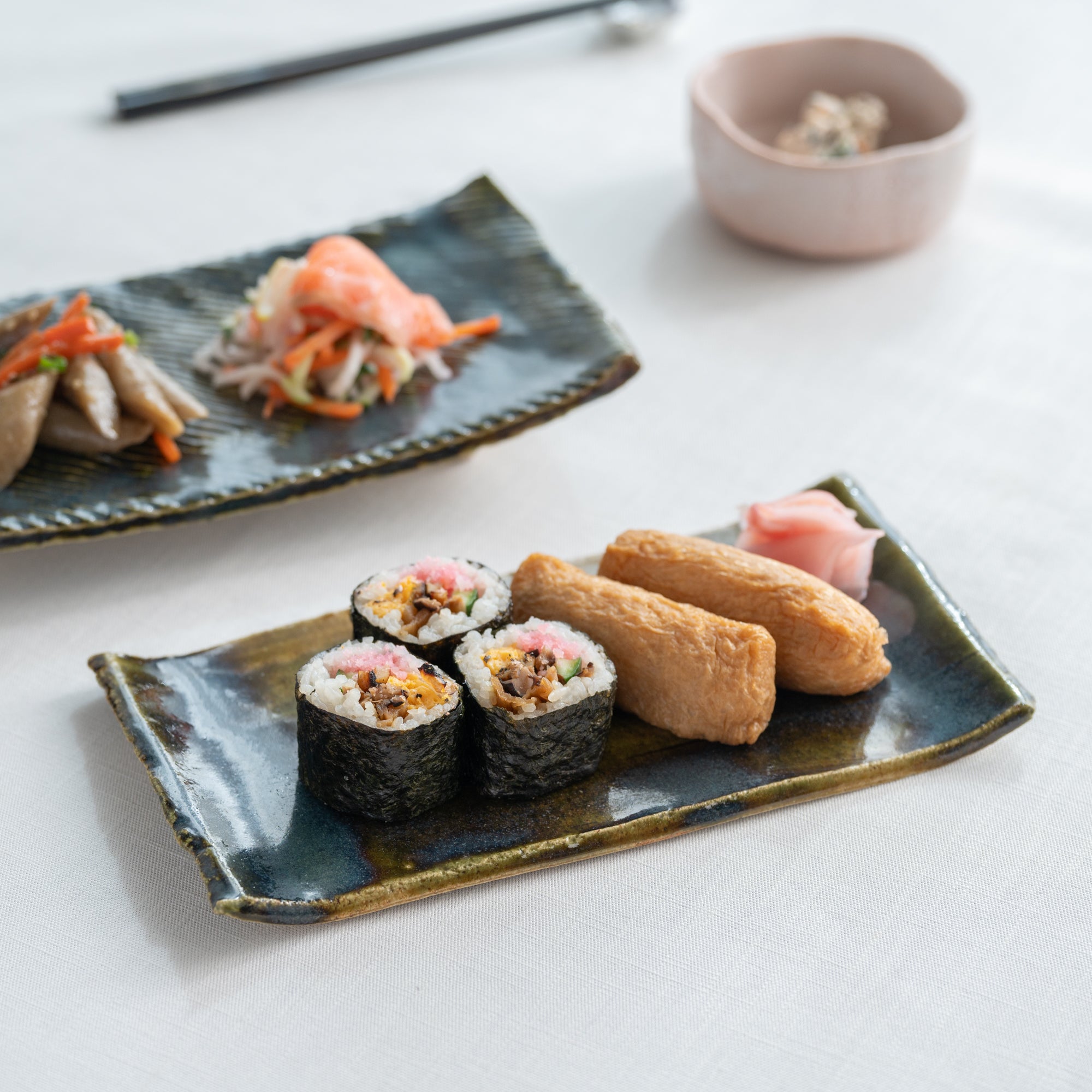 Oribe Flat Rectangular Dinner Plate