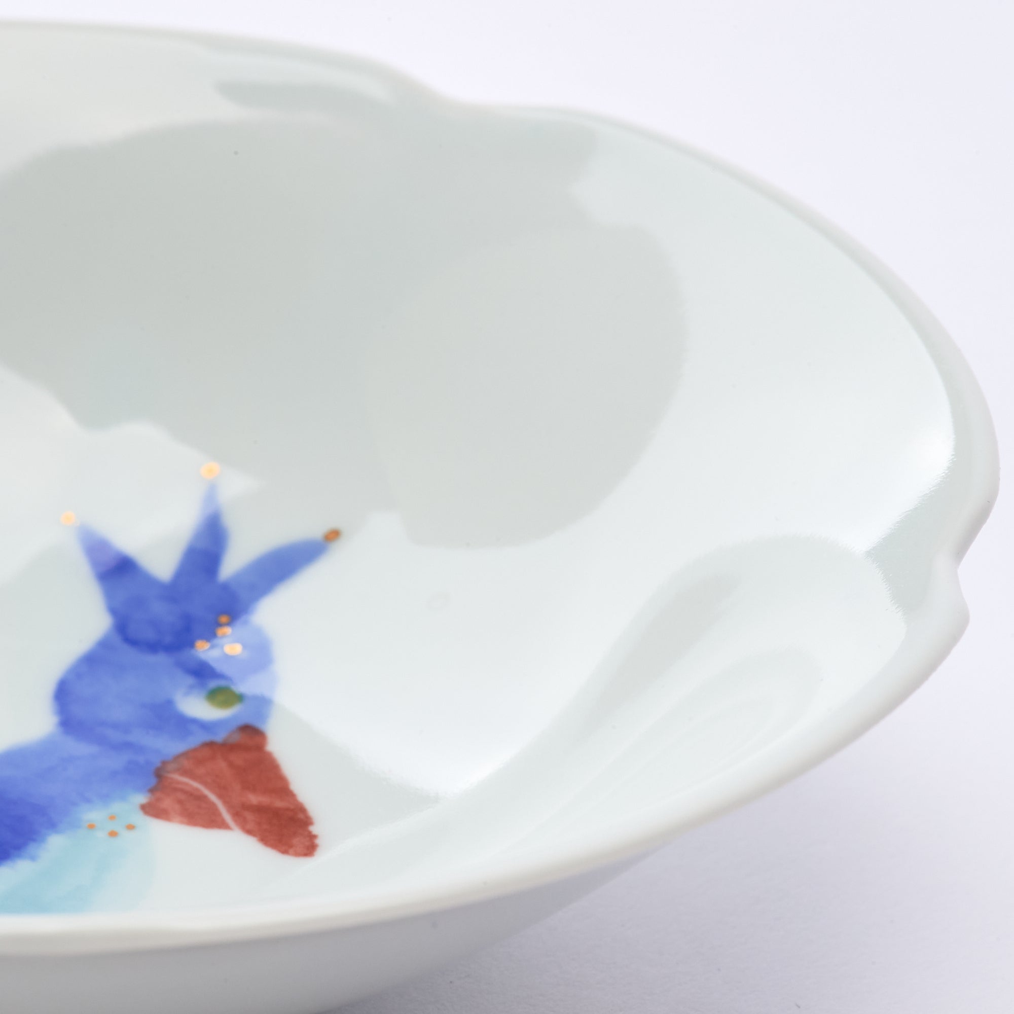 Shoebill Flower Shaped Medium Bowl