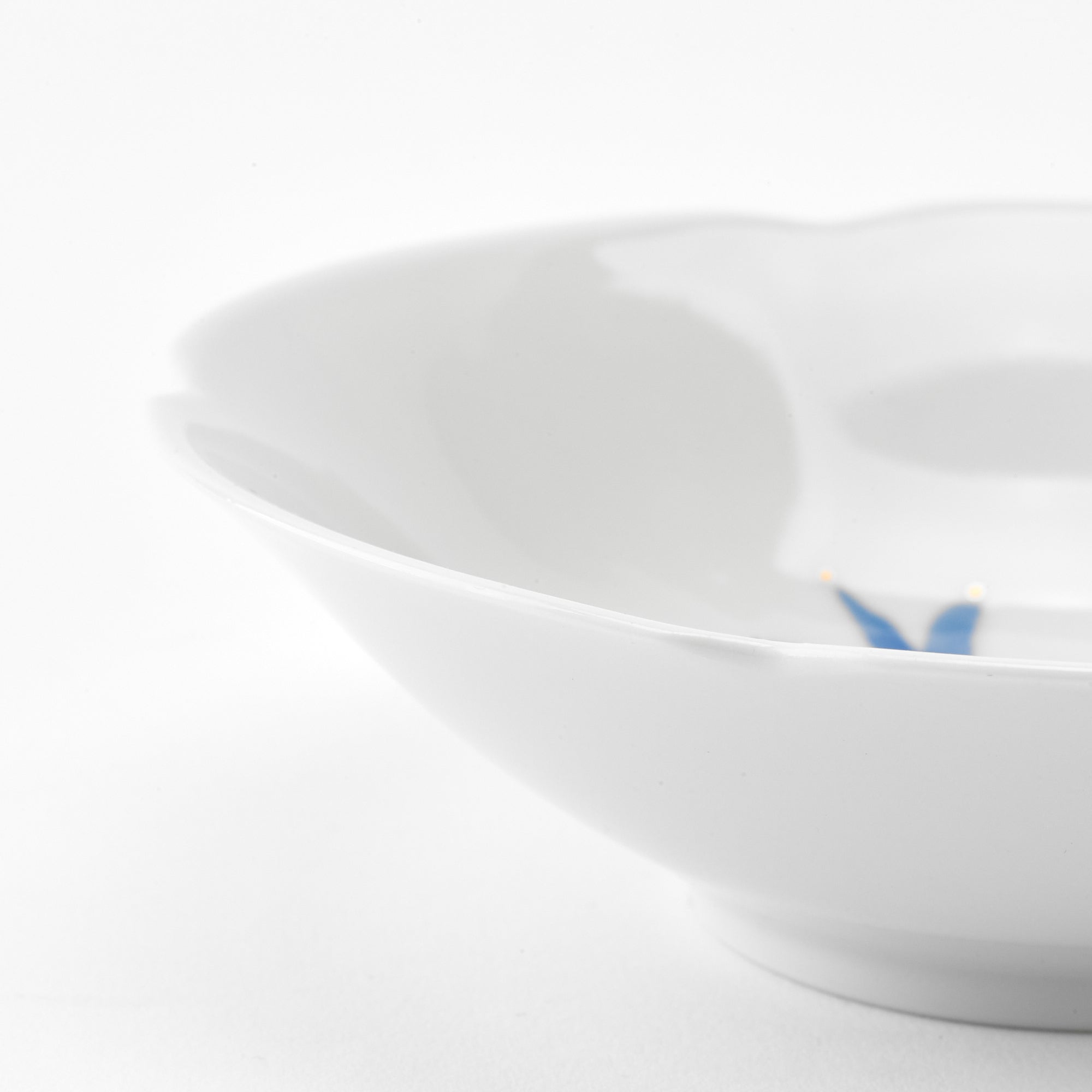 Shoebill Flower Shaped Medium Bowl