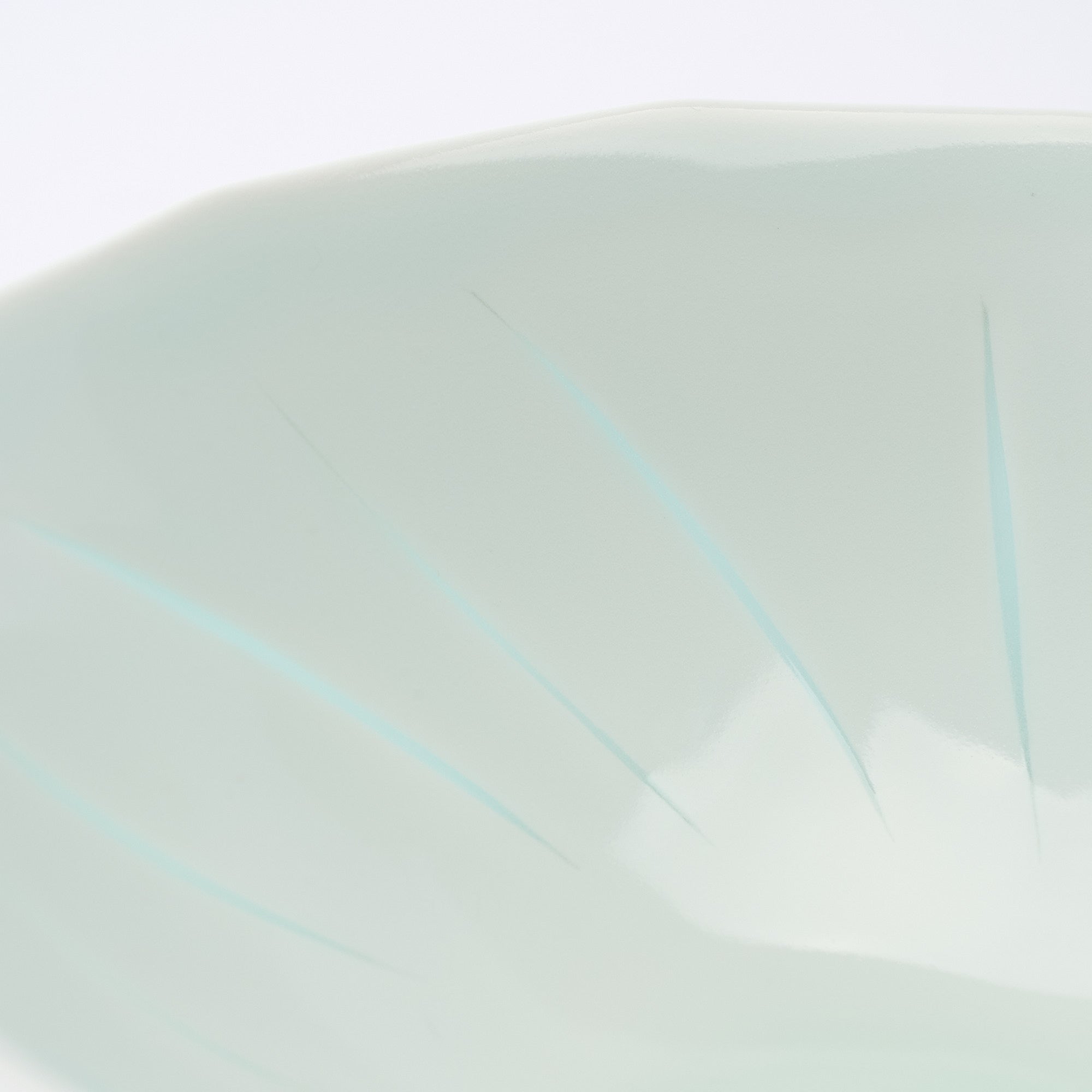 Clad in Light Faceted Matcha Bowl