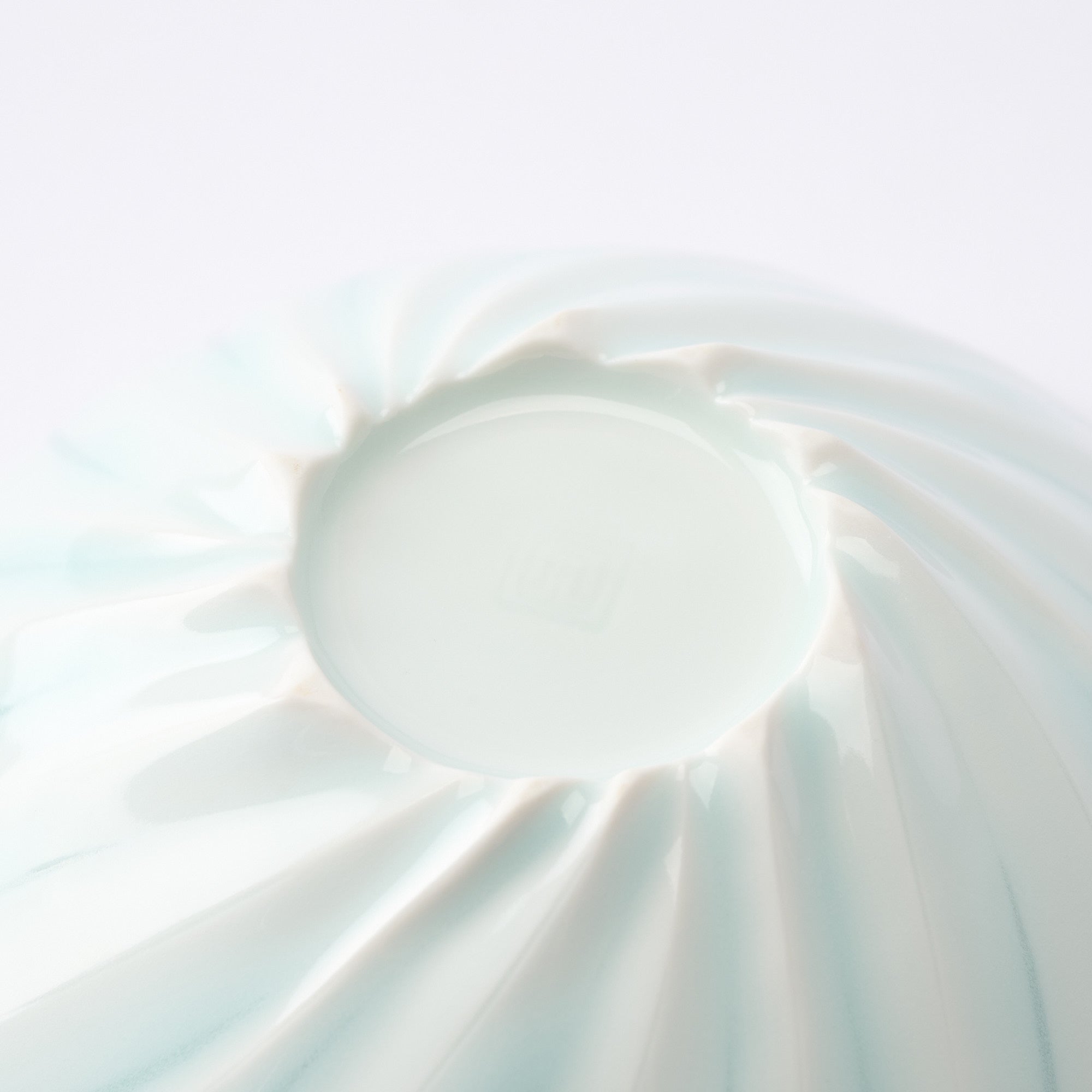 Clad in Light Faceted Matcha Bowl