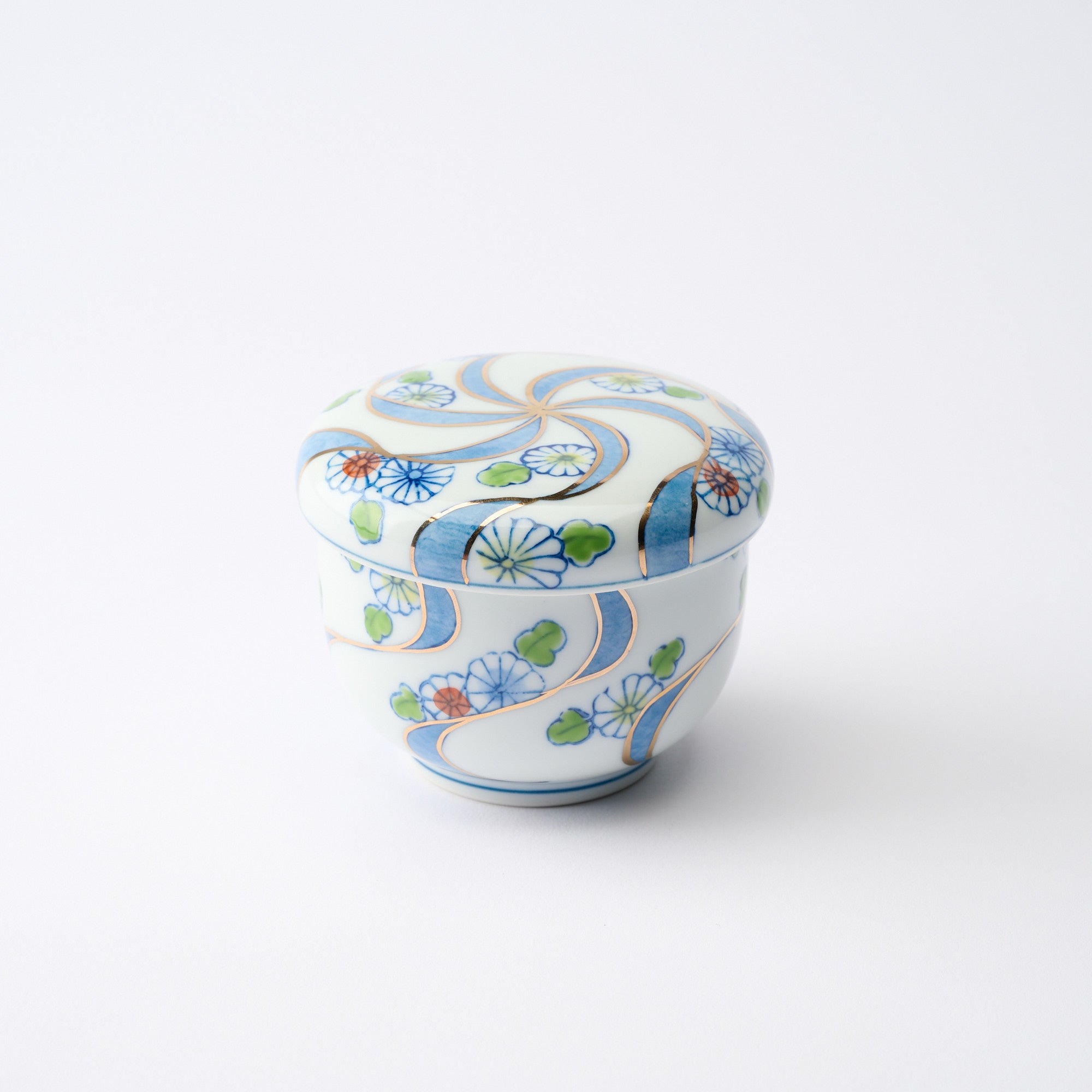 Gold Stream Design Chawanmushi Bowl