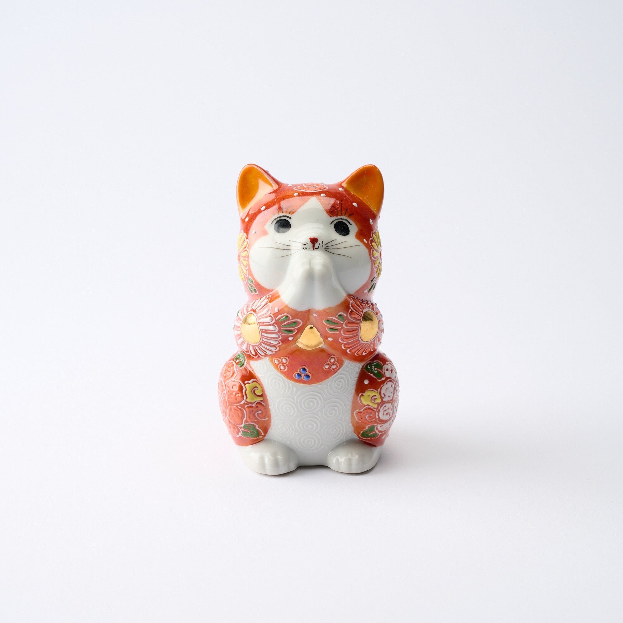 Red Mori Oinori Neko Lucky Cat