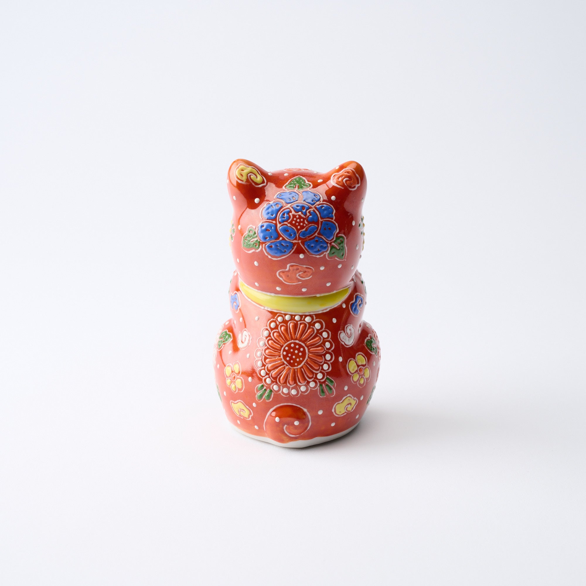 Red Mori Oinori Neko Lucky Cat