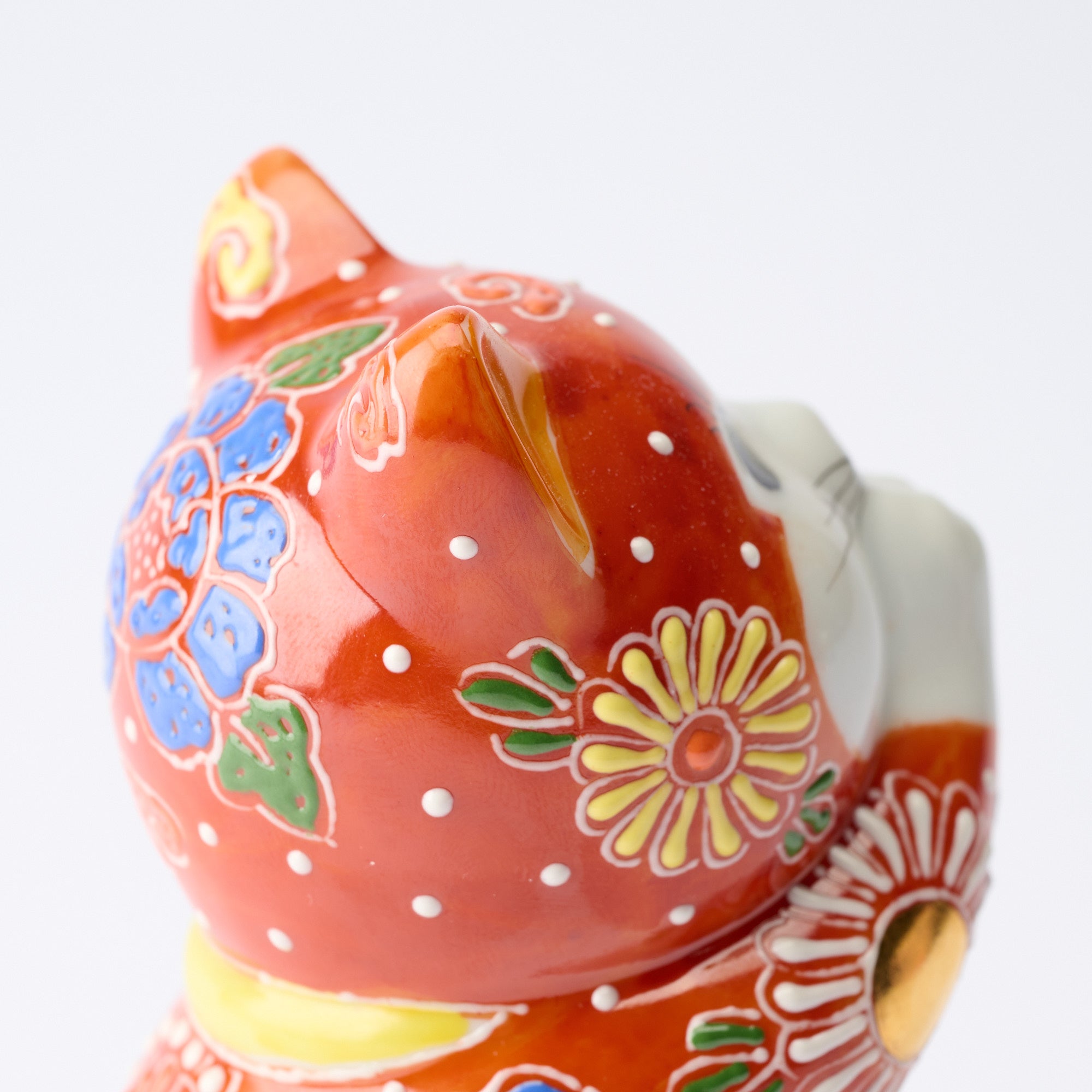 Red Mori Oinori Neko Lucky Cat