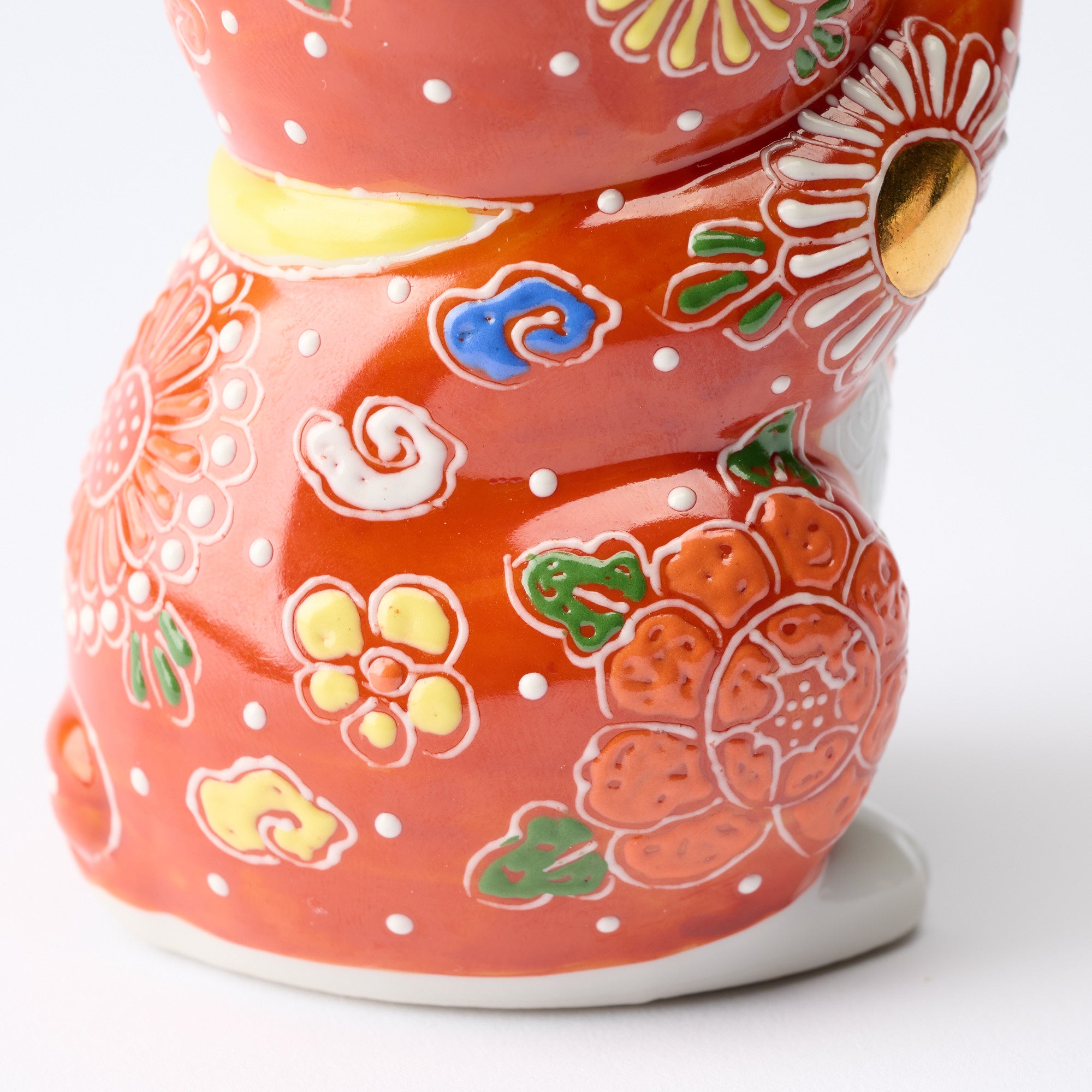 Red Mori Oinori Neko Lucky Cat