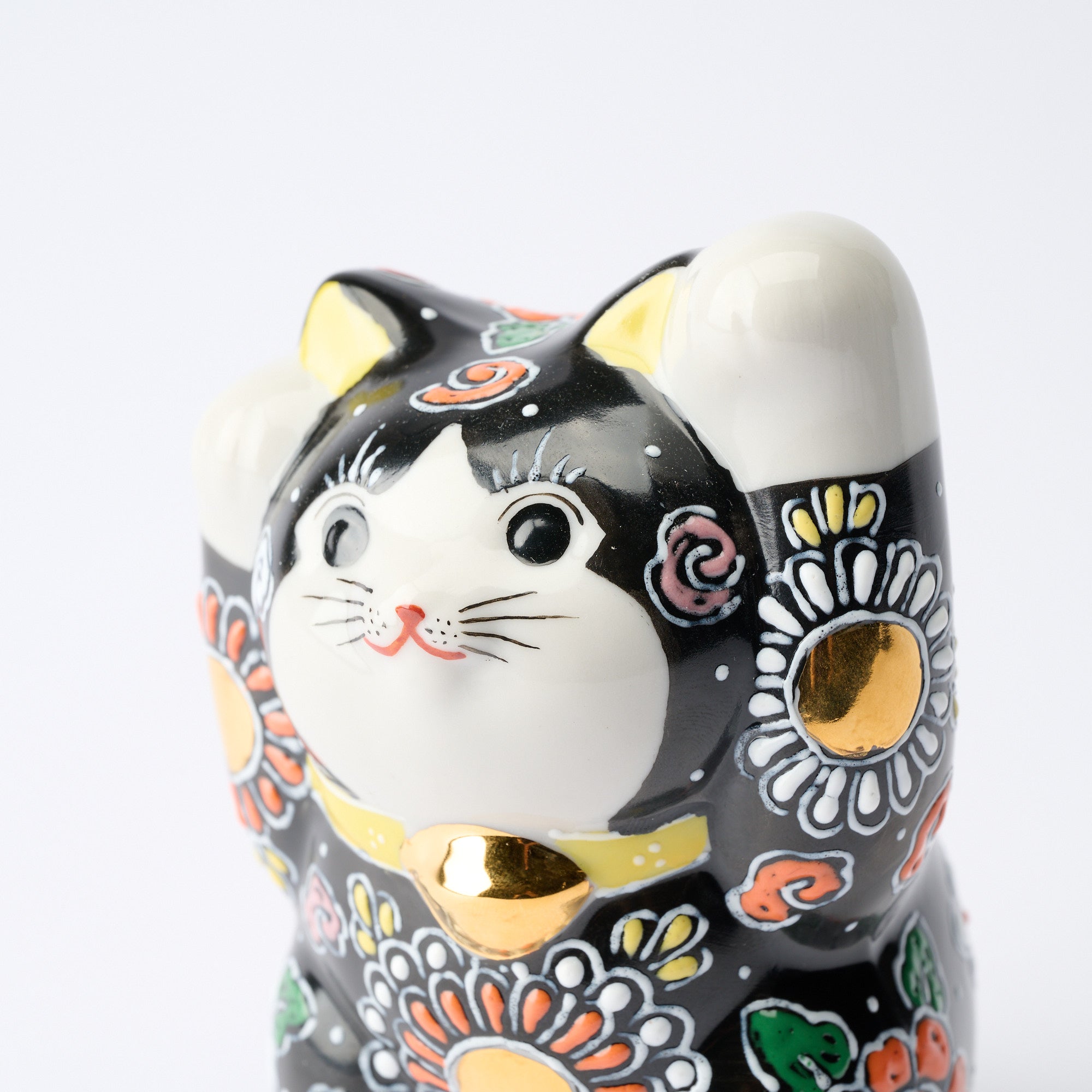 Gato de la suerte Mori negro