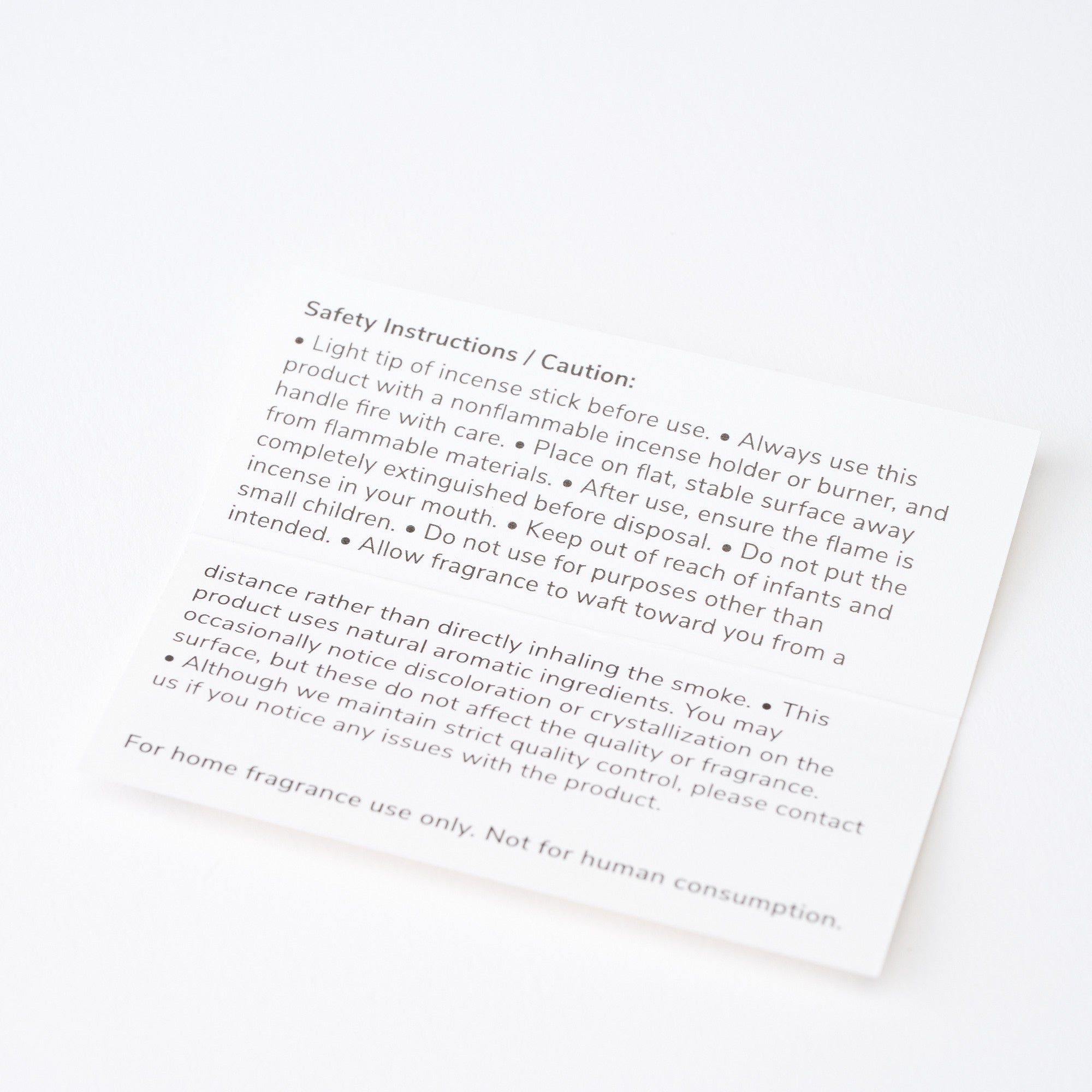 “ma” Focus Organic Incense Sticks