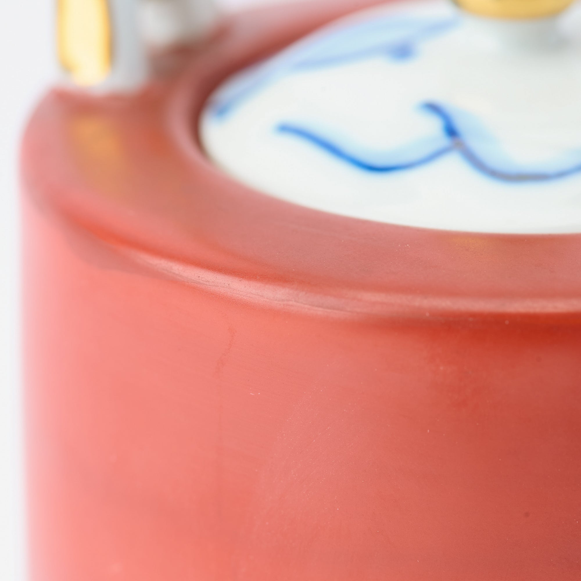 Bengara Red Tall Sake Pot