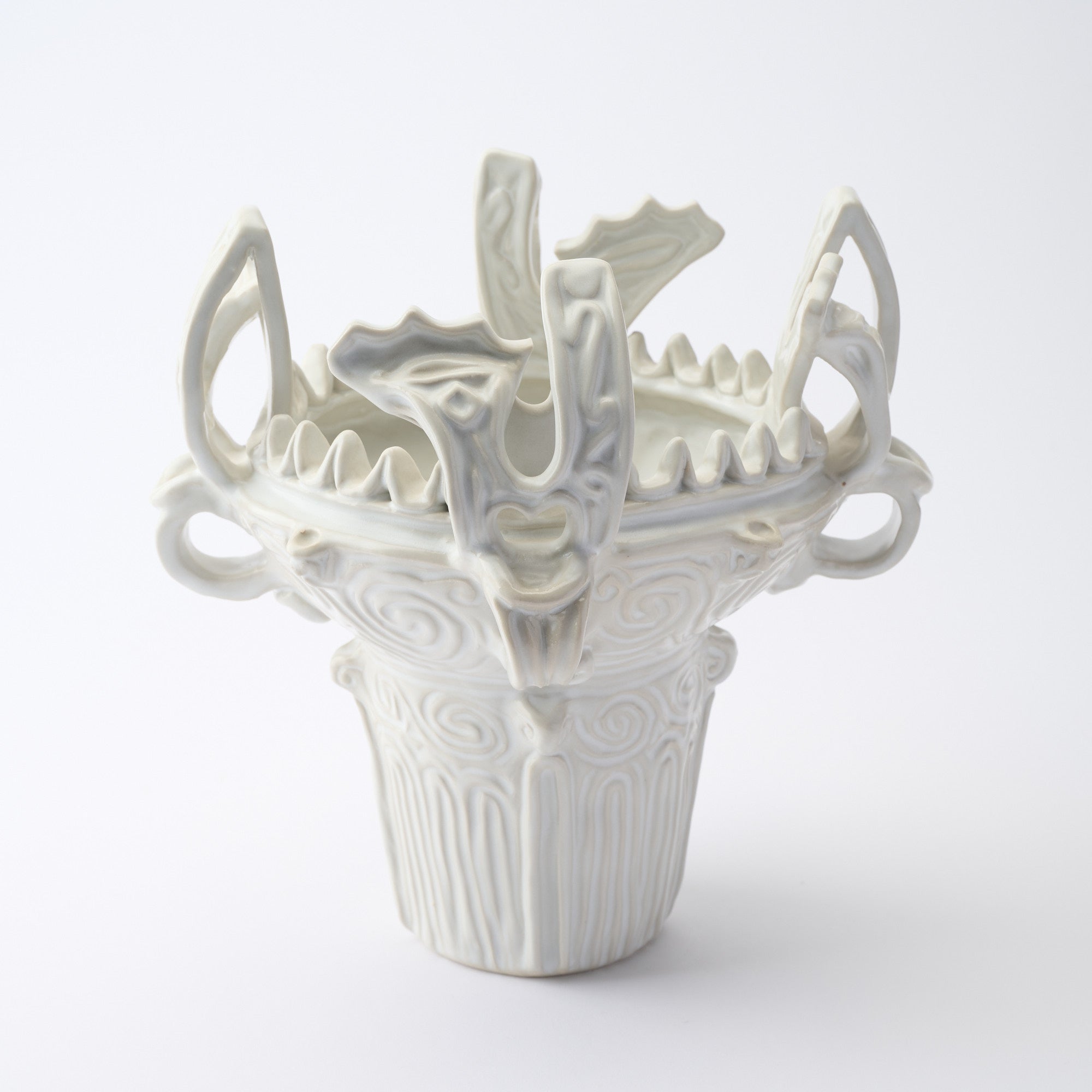 Homura White Jomon Flame Vessel