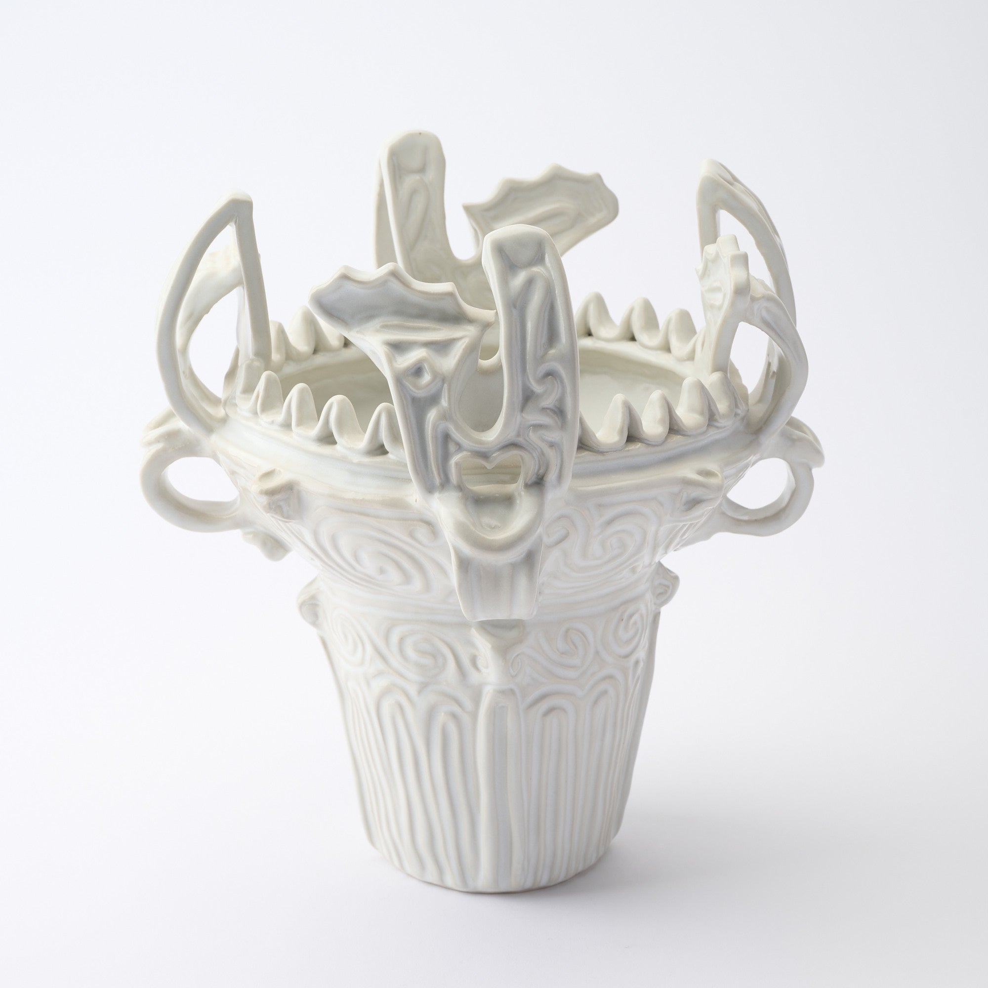 Homura White Jomon Flame Vessel