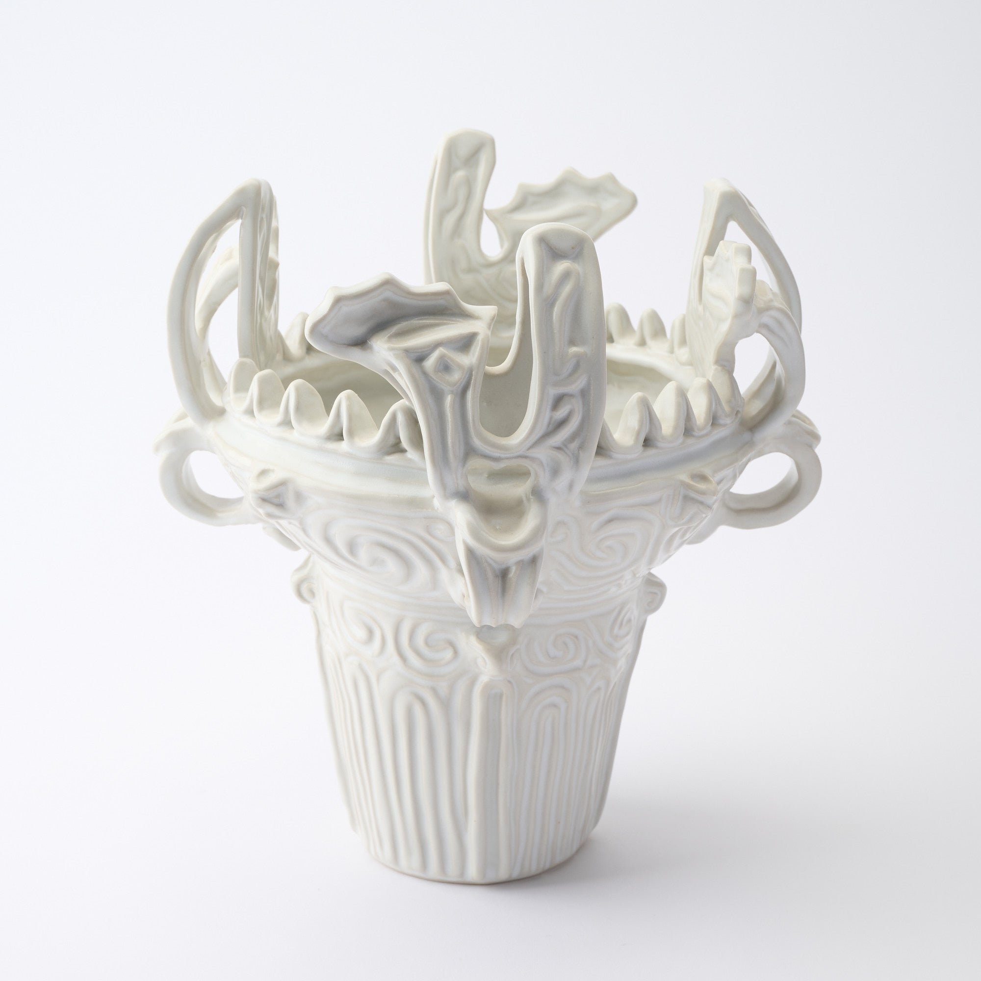 Homura White Jomon Flame Vessel