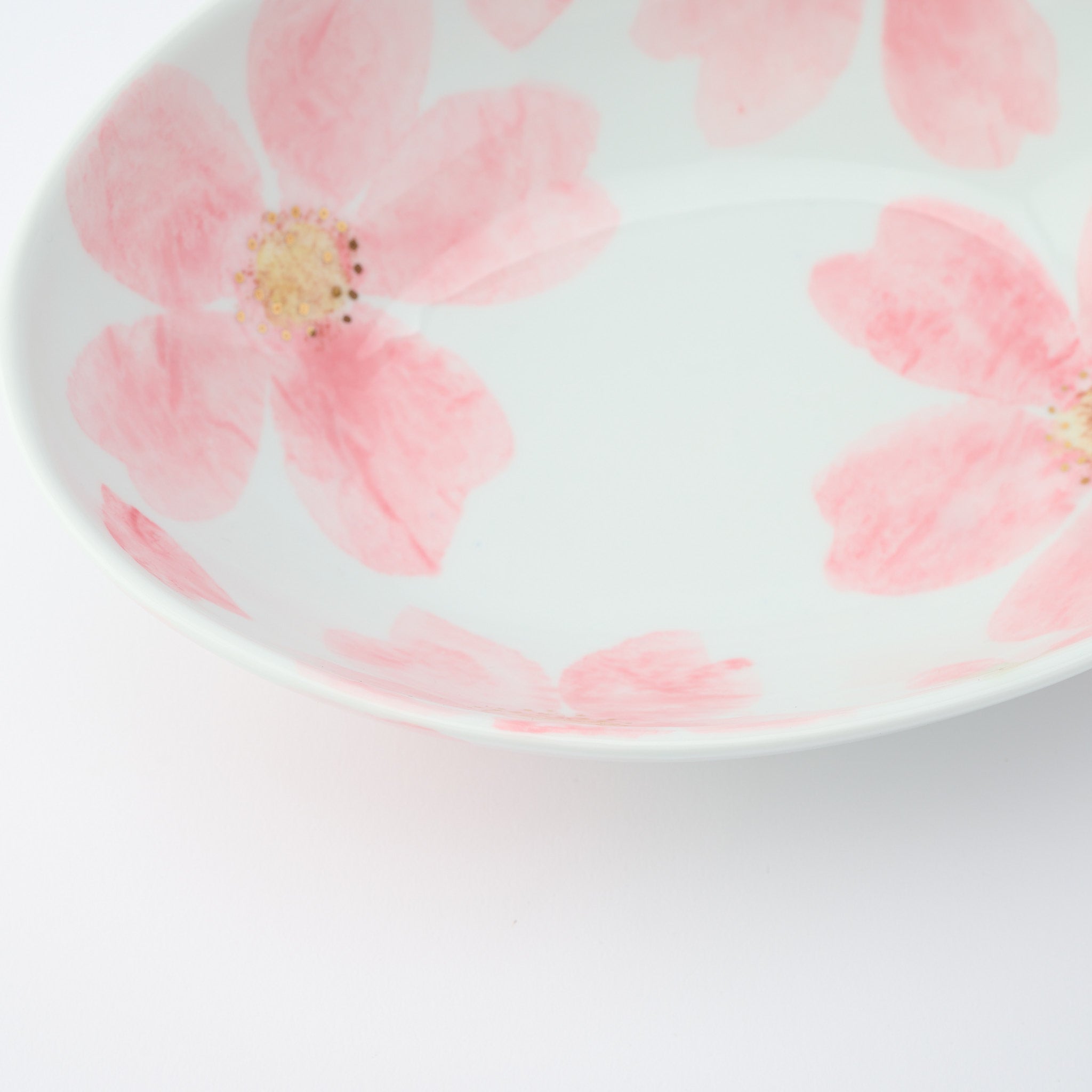 Blossoming Sakura Oval Large Bowl
