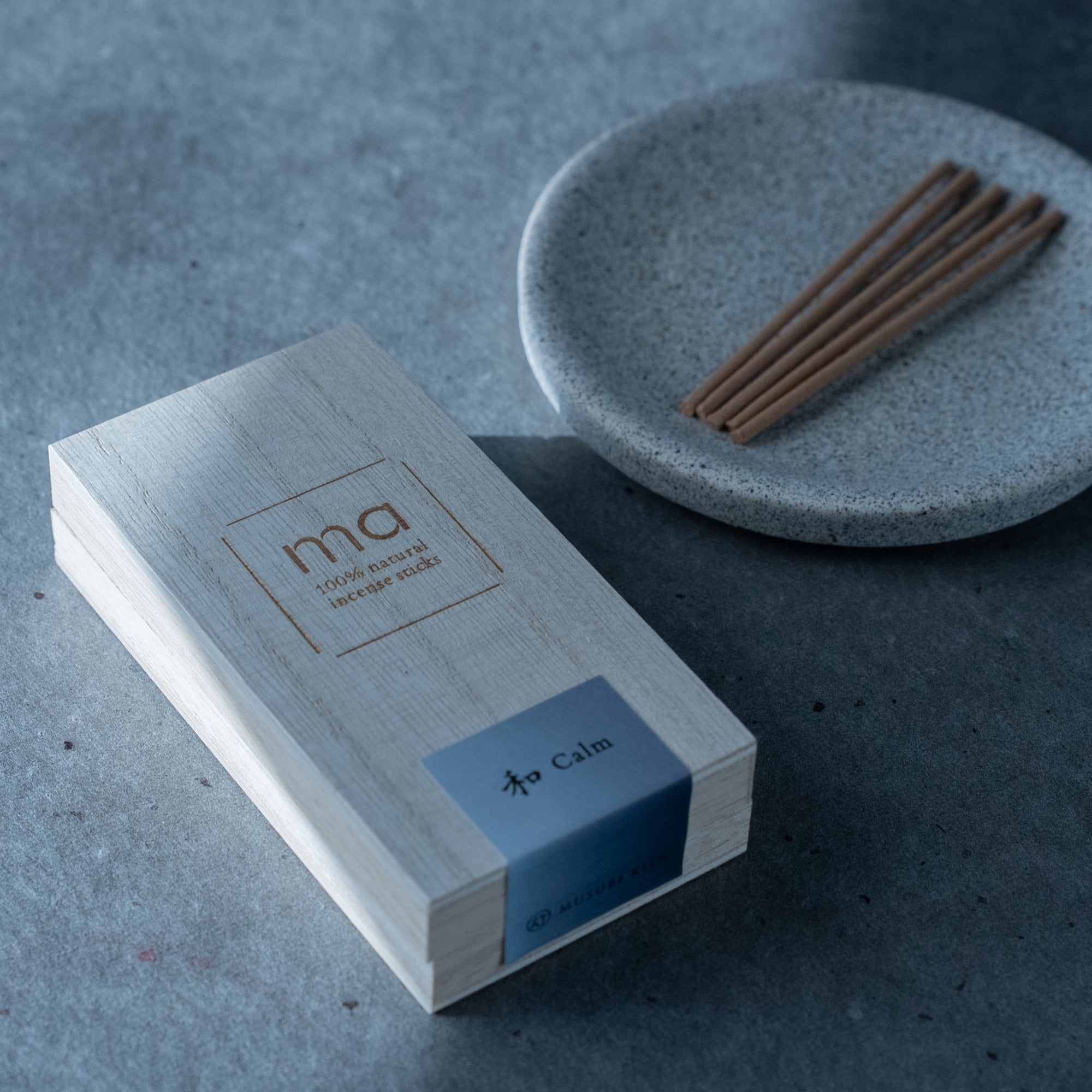 "ma" Calm Organic Incense Sticks