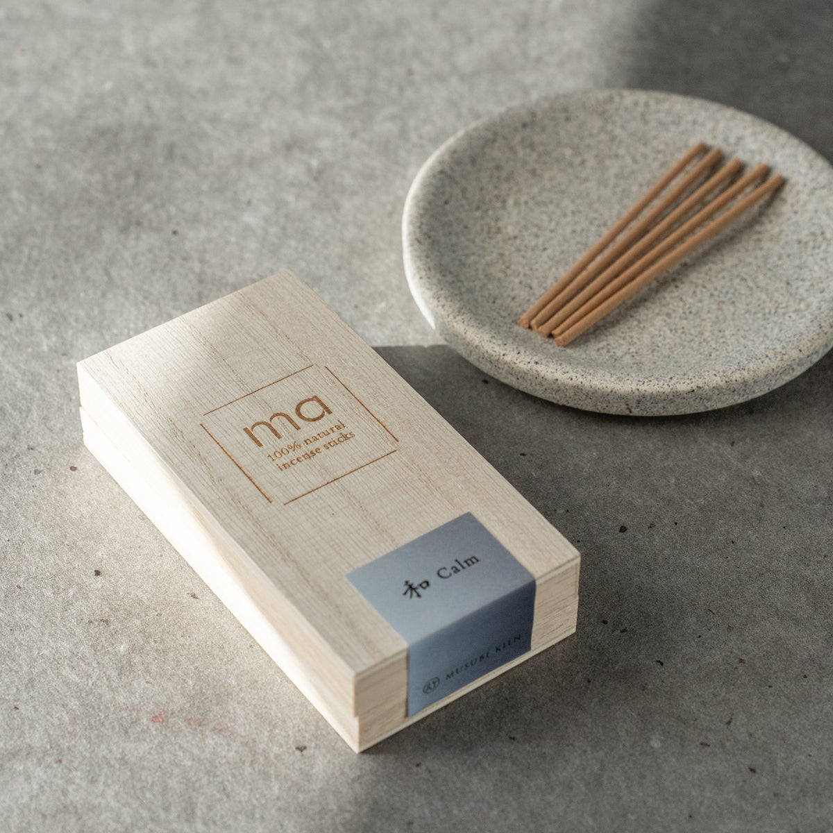 "ma" Calm Organic Incense Set