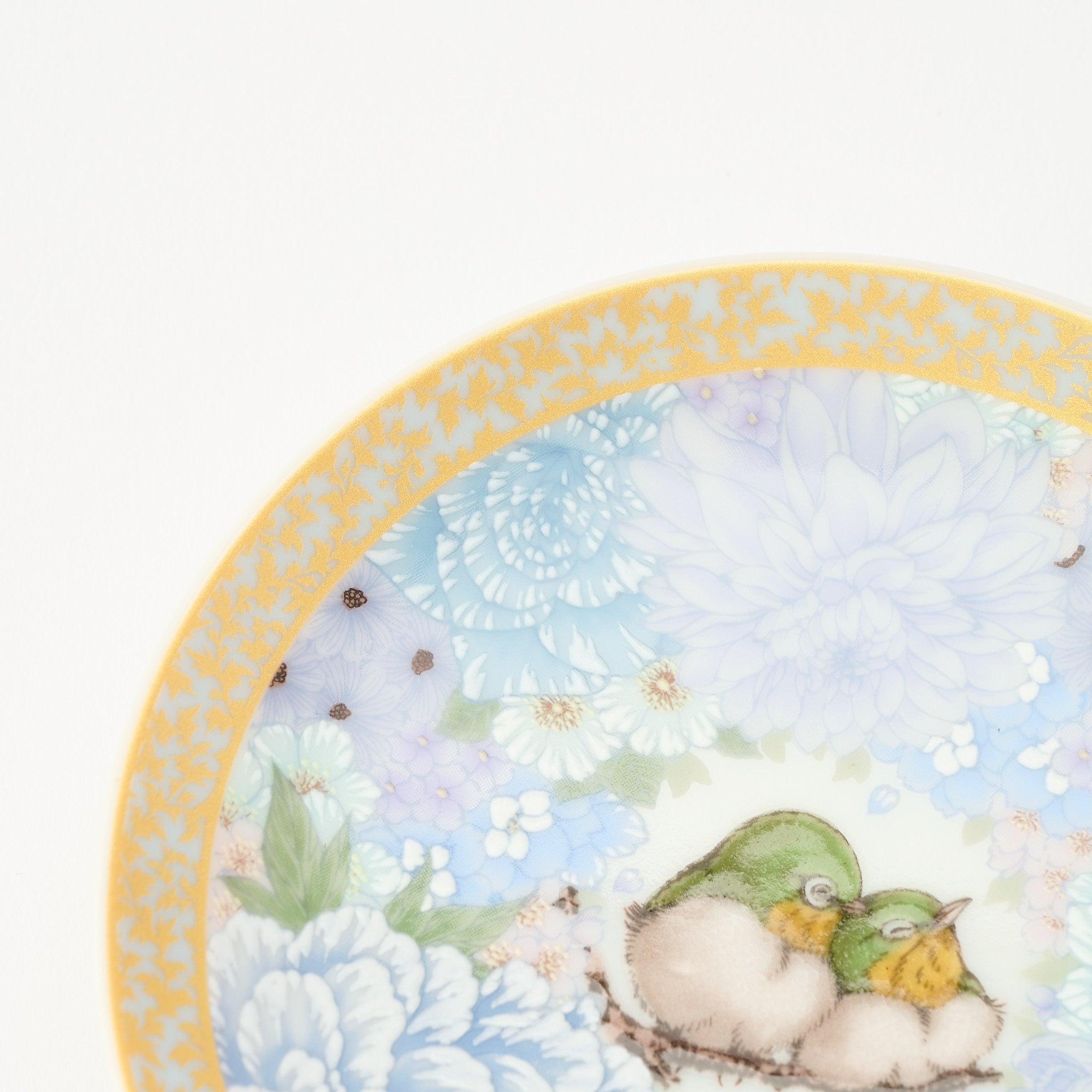 Kutani Art Colorful Saibyo Sauce Plate