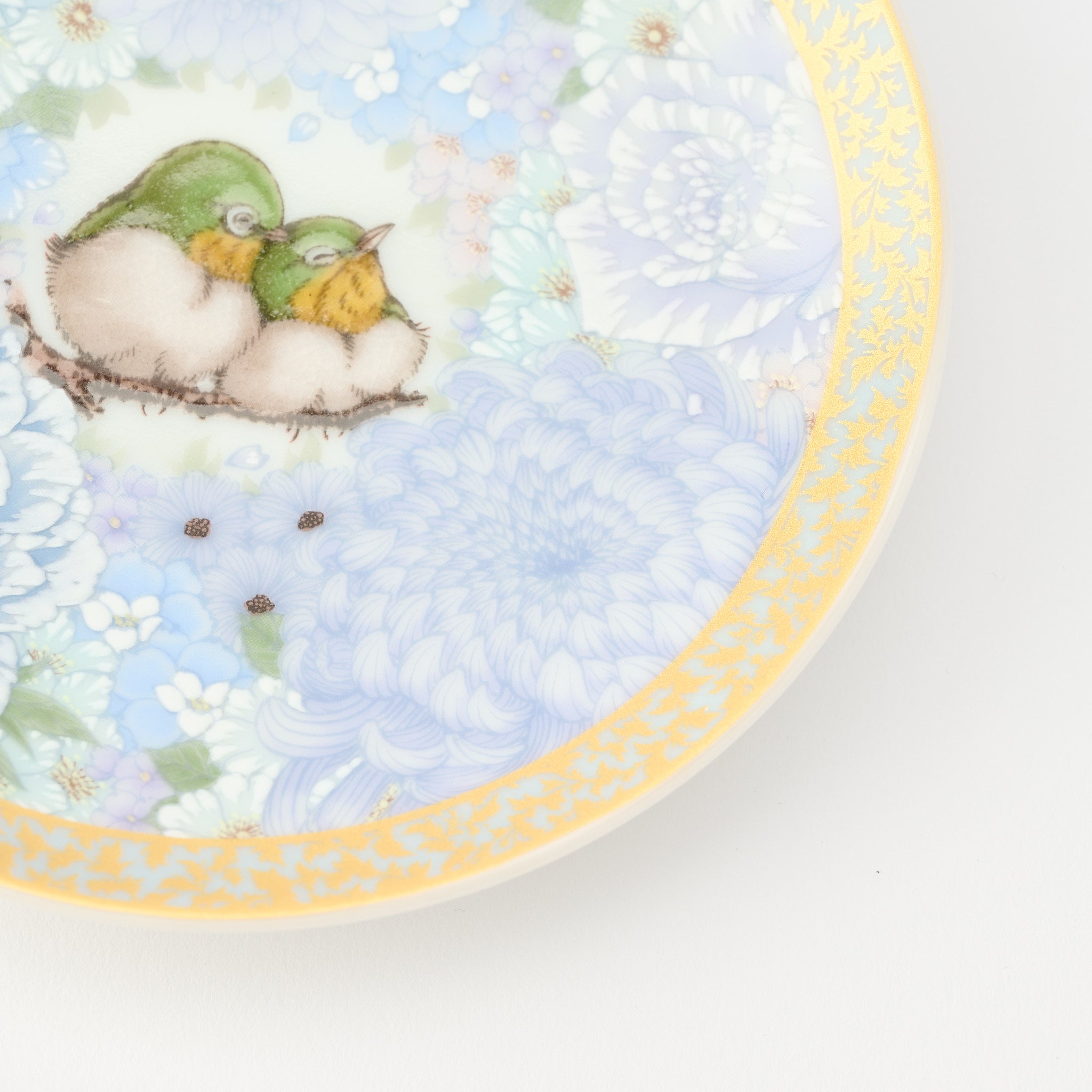 Kutani Art Colorful Saibyo Sauce Plate