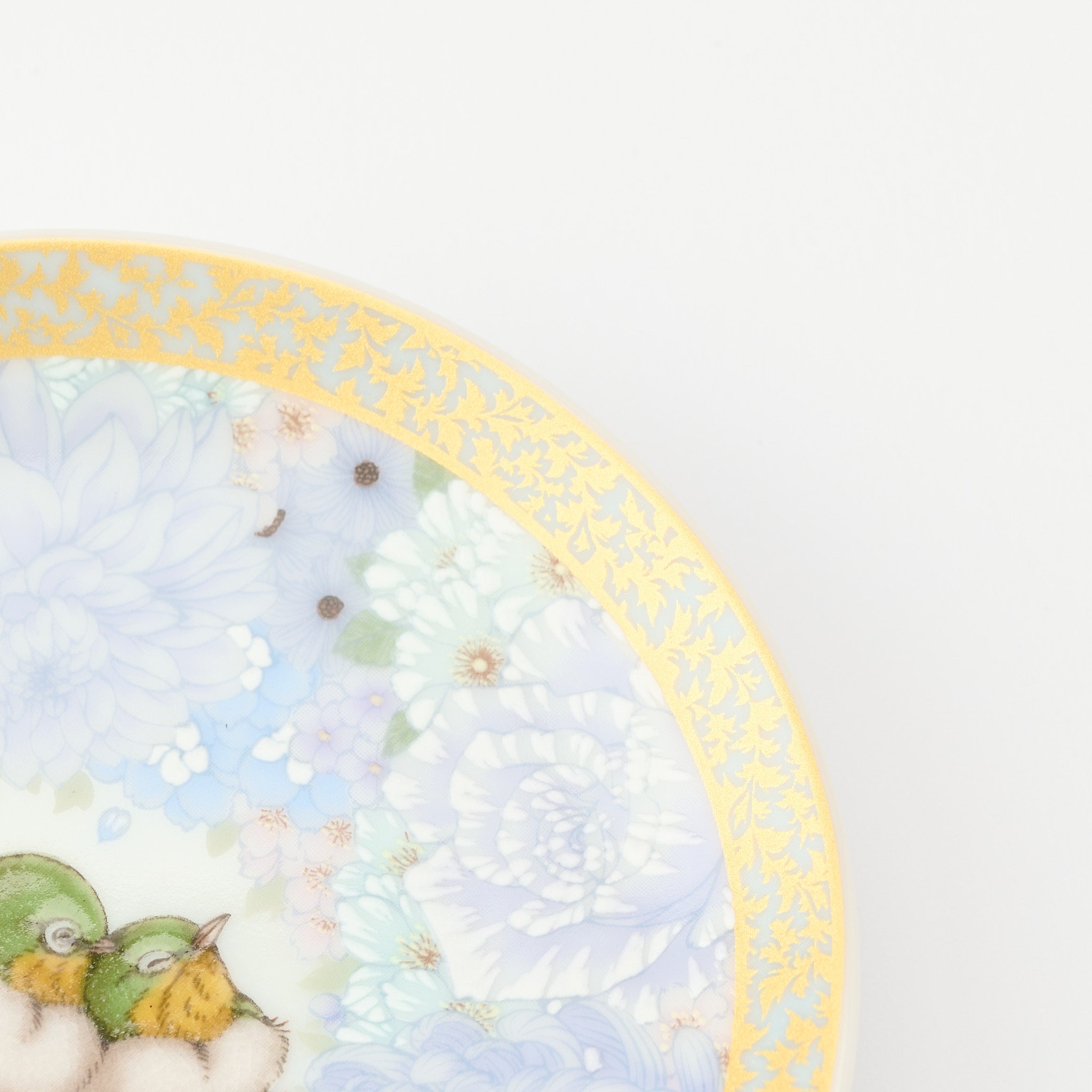 Kutani Art Colorful Saibyo Sauce Plate